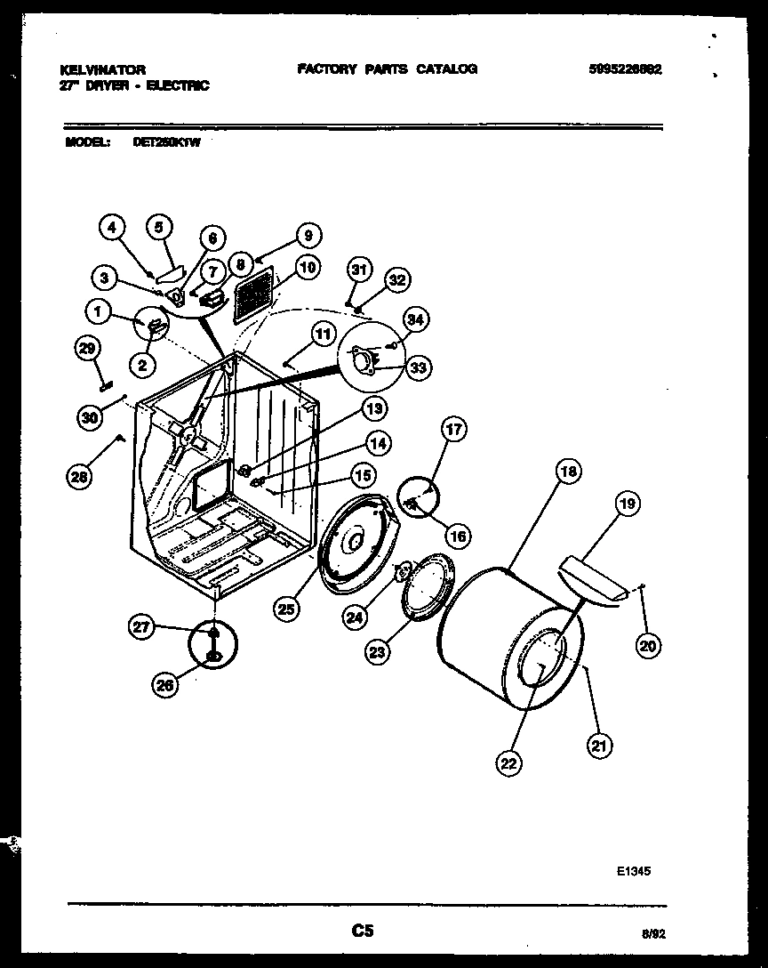 02 - CABINET AND COMPONENT PARTS