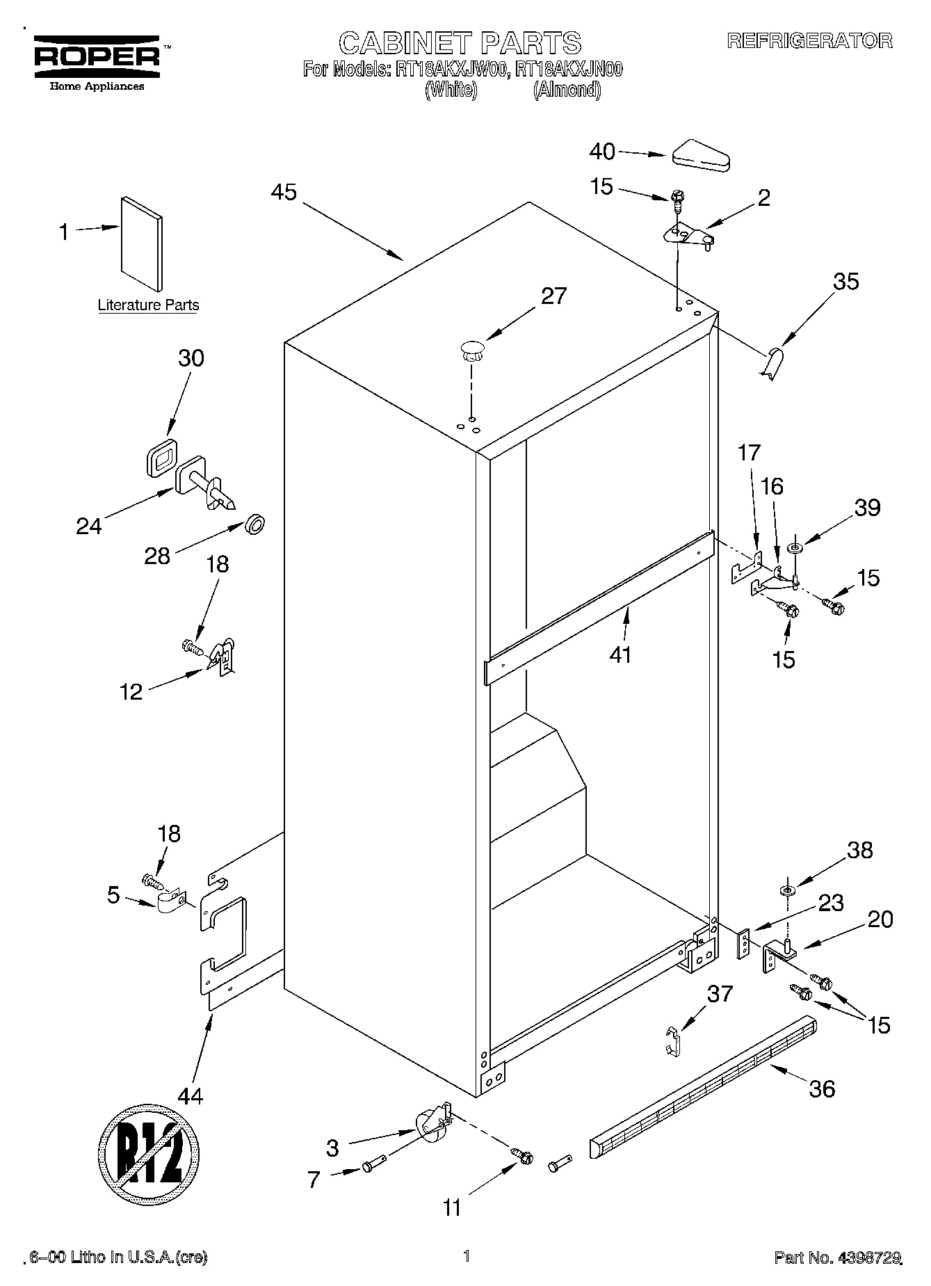 01 - CABINET, LITERATURE