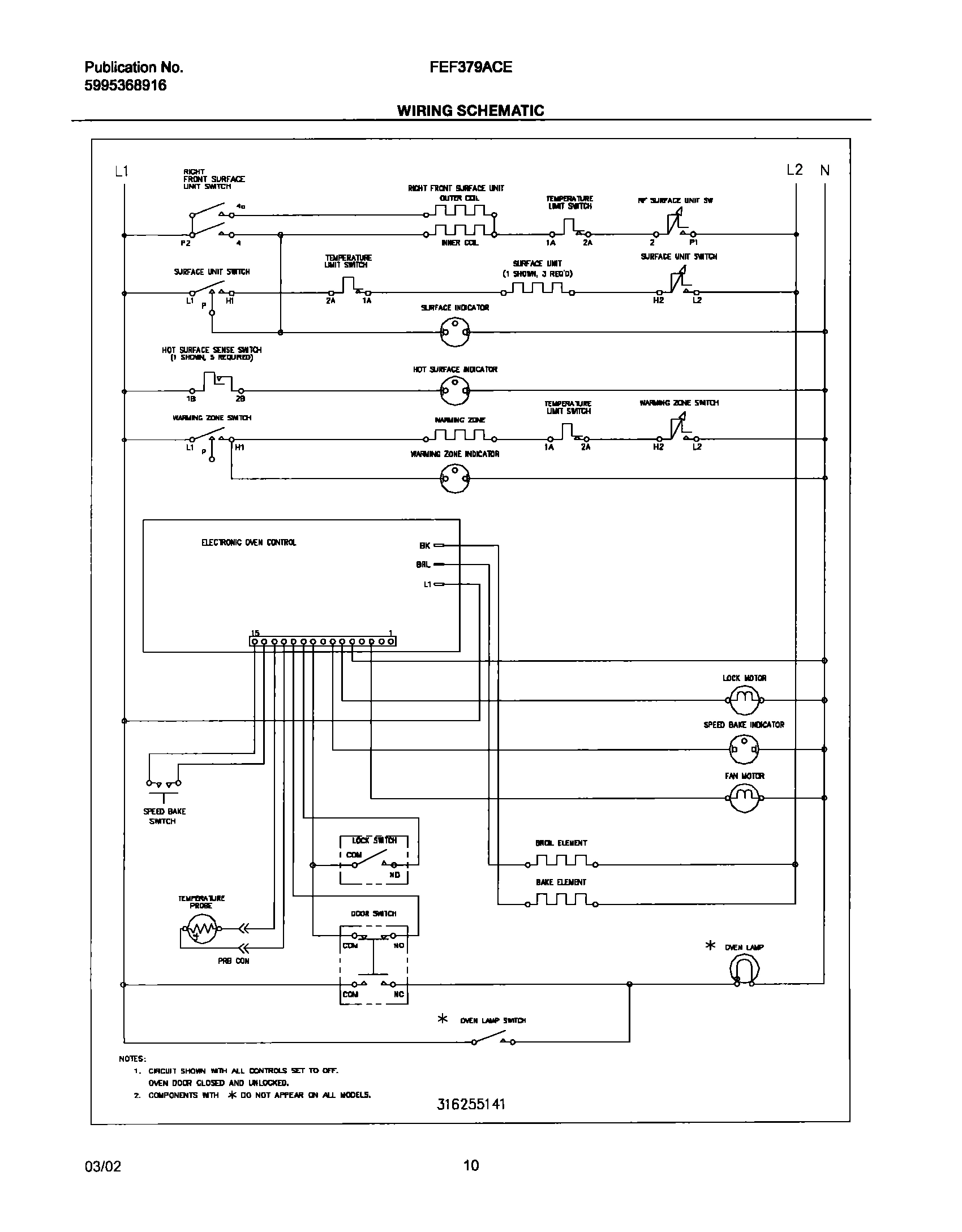 10 - WIRING SCHEMATIC