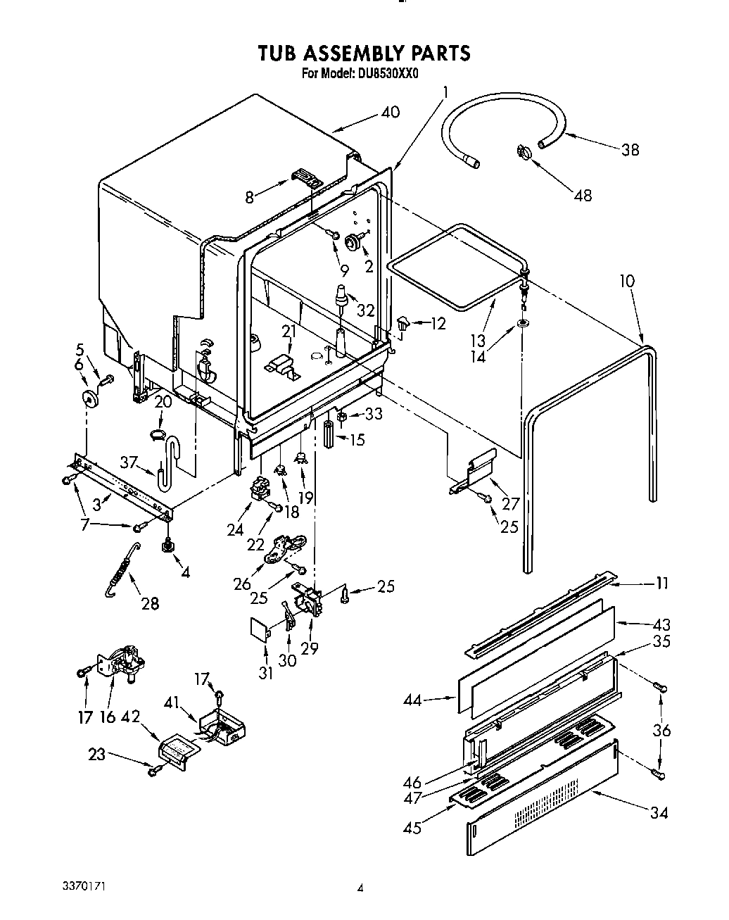 04 - TUB ASSEMBLY