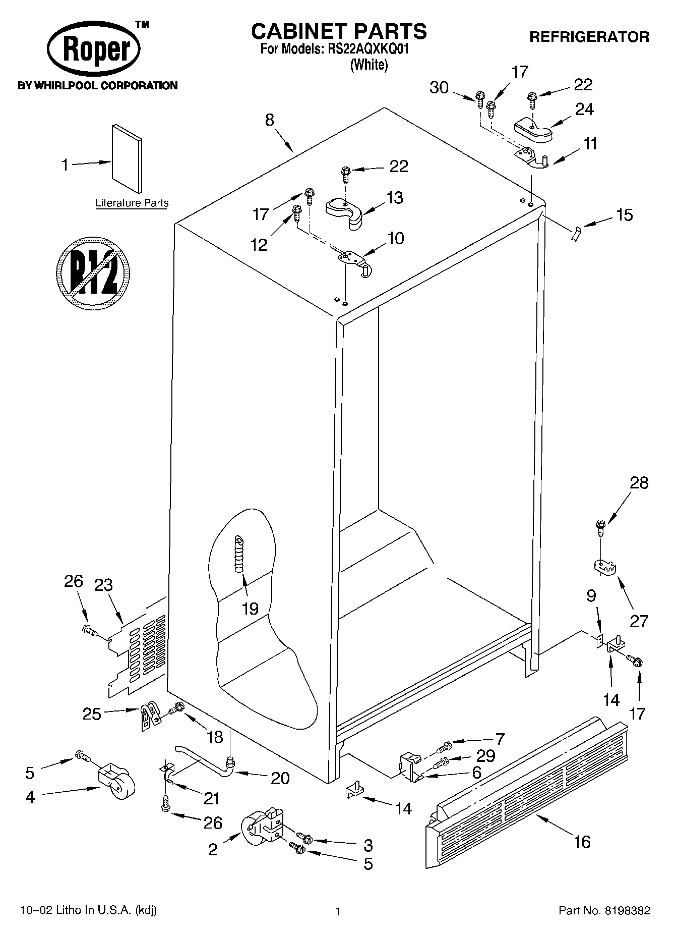 01 - CABINET, LITERATURE