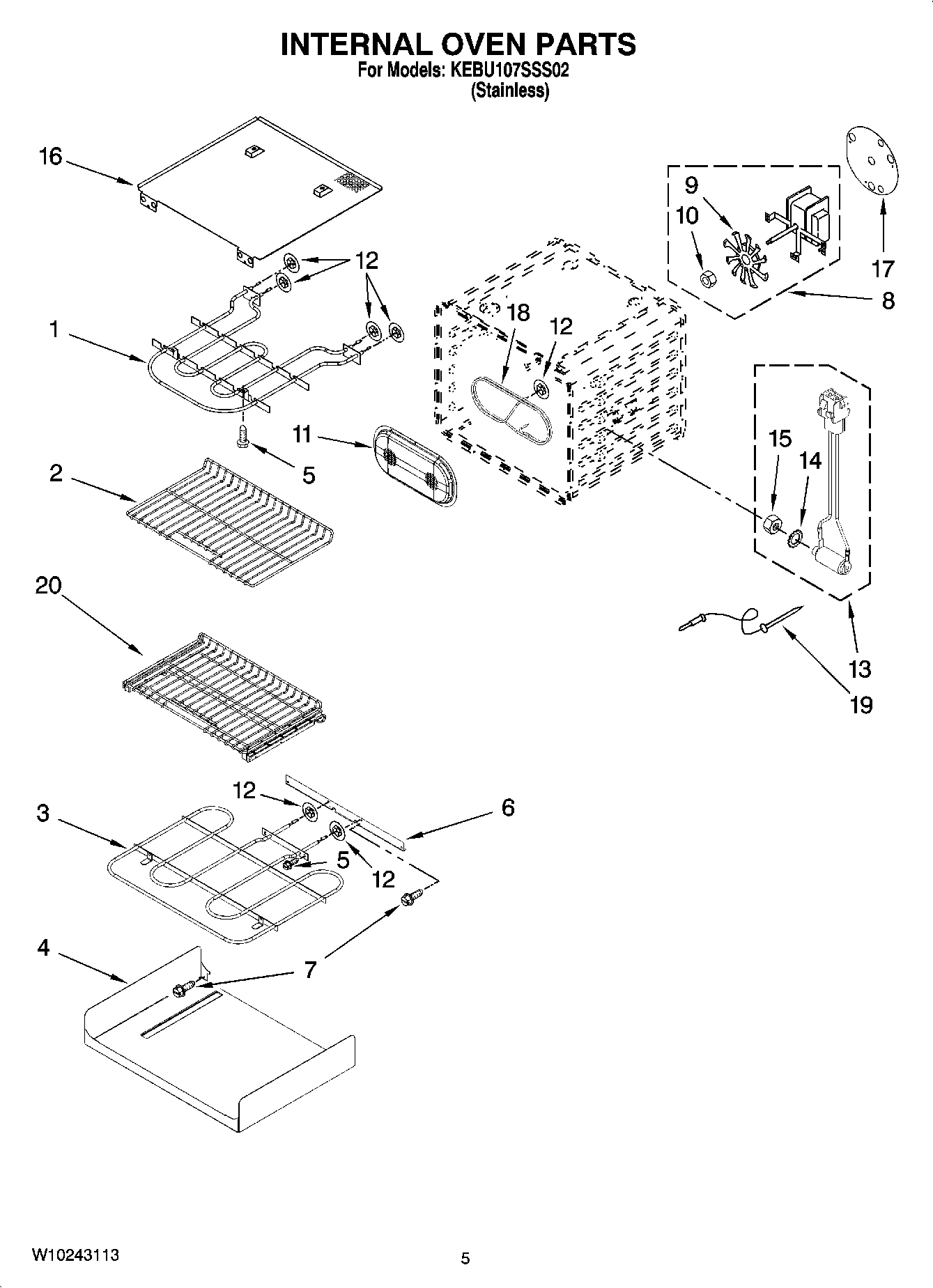 04 - INTERNAL OVEN PARTS