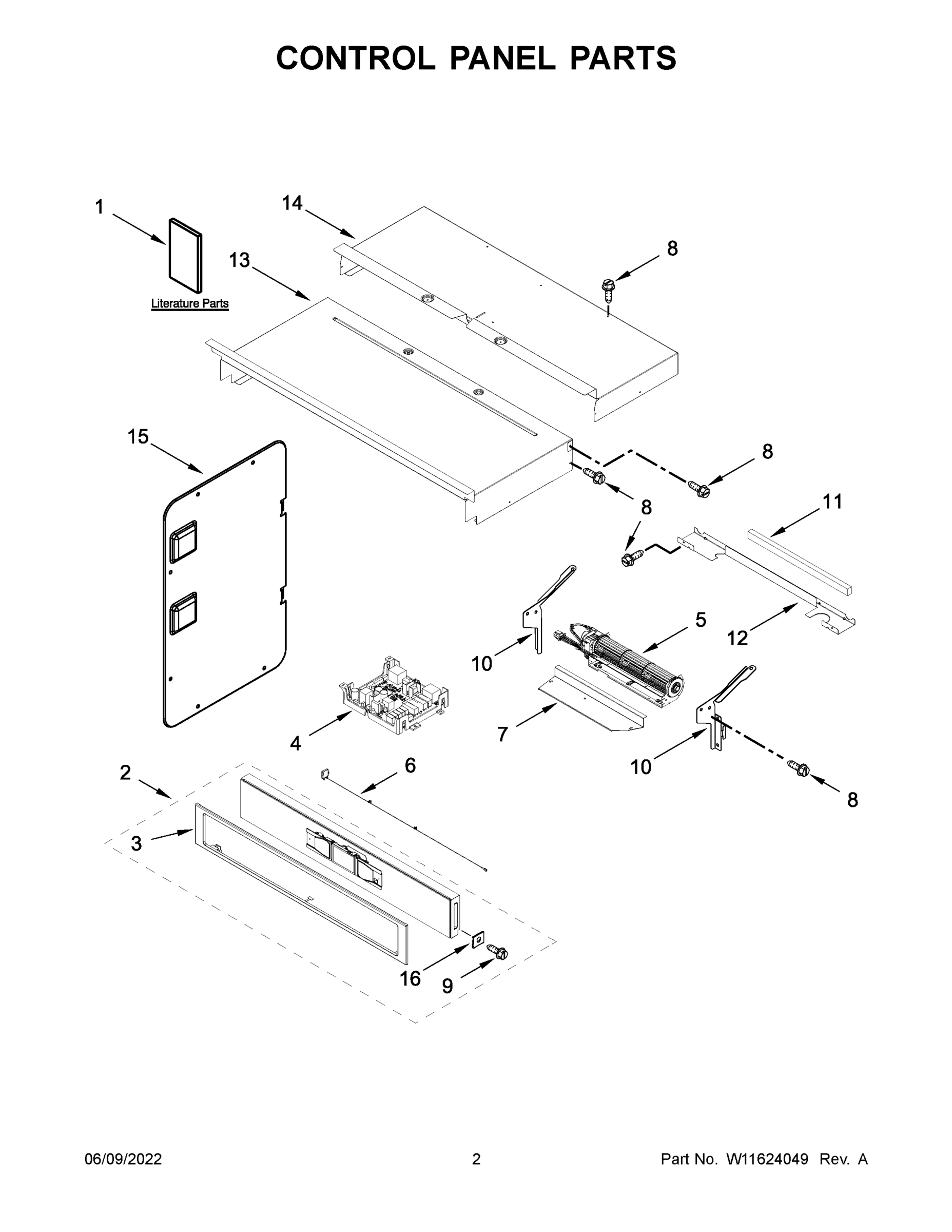 02 - CONTROL PANEL PARTS