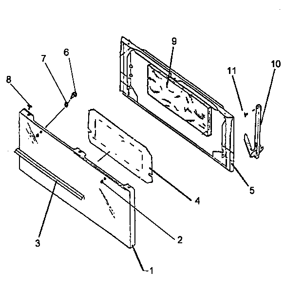 06 - OVEN DOOR ASSY
