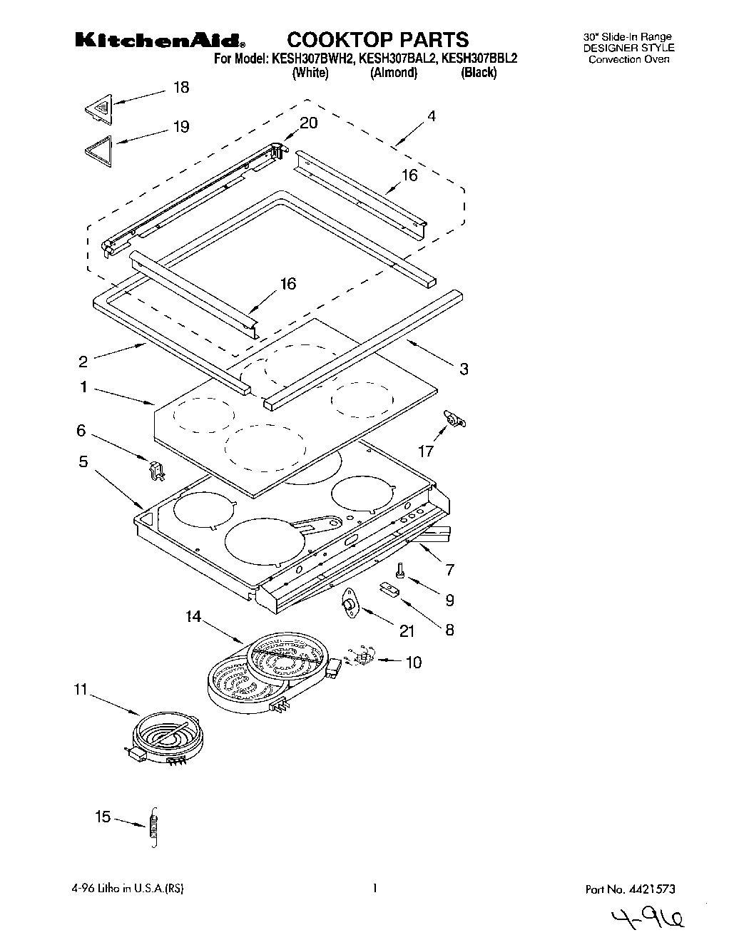 01 - COOKTOP, LITERATURE