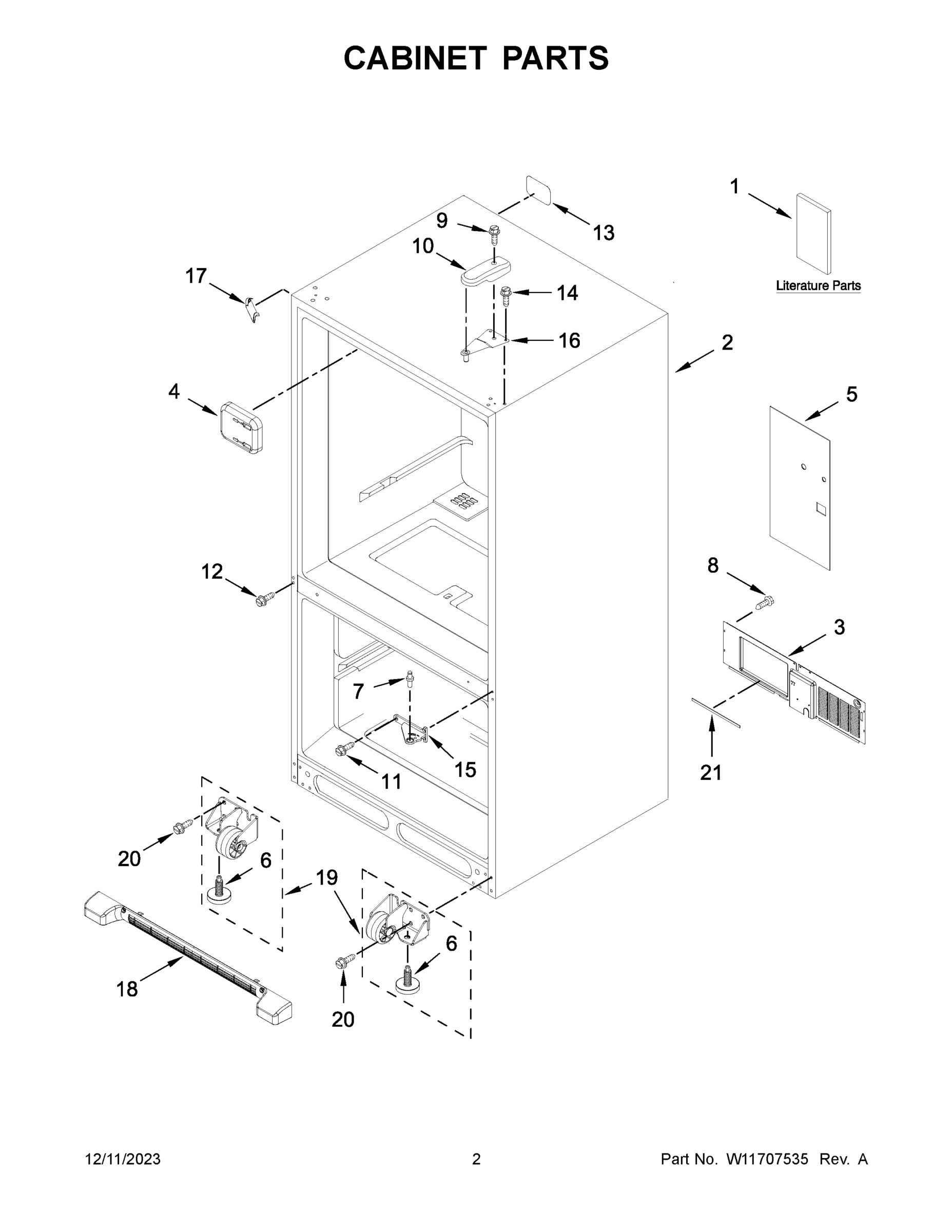 02 - CABINET PARTS
