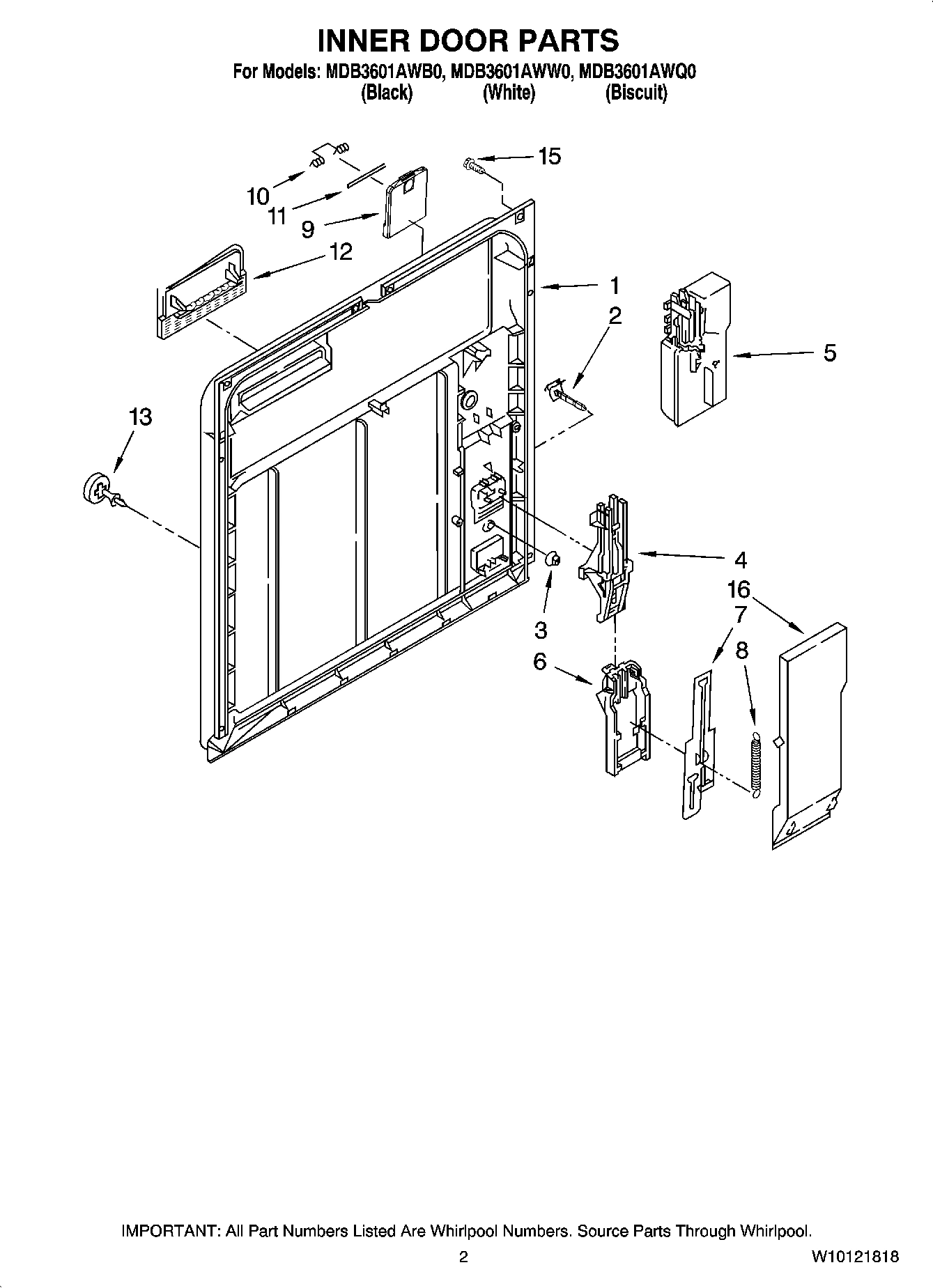 02 - INNER DOOR PARTS