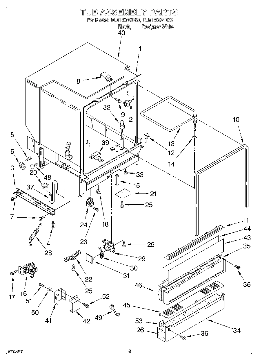 03 - TUB ASSEMBLY