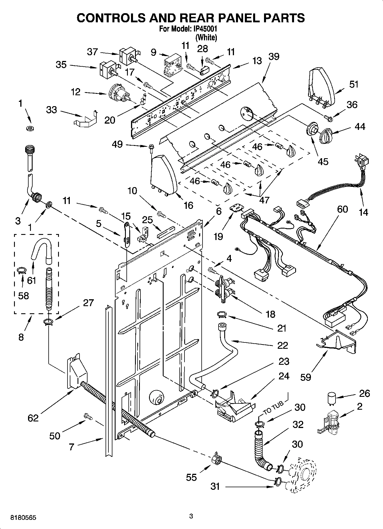 02 - CONTROLS AND REAR PANEL PARTS