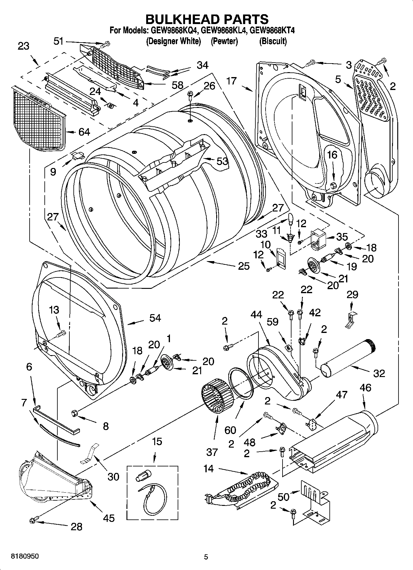 03 - BULKHEAD PARTS, OPTIONAL PARTS (NOT INCLUDED)