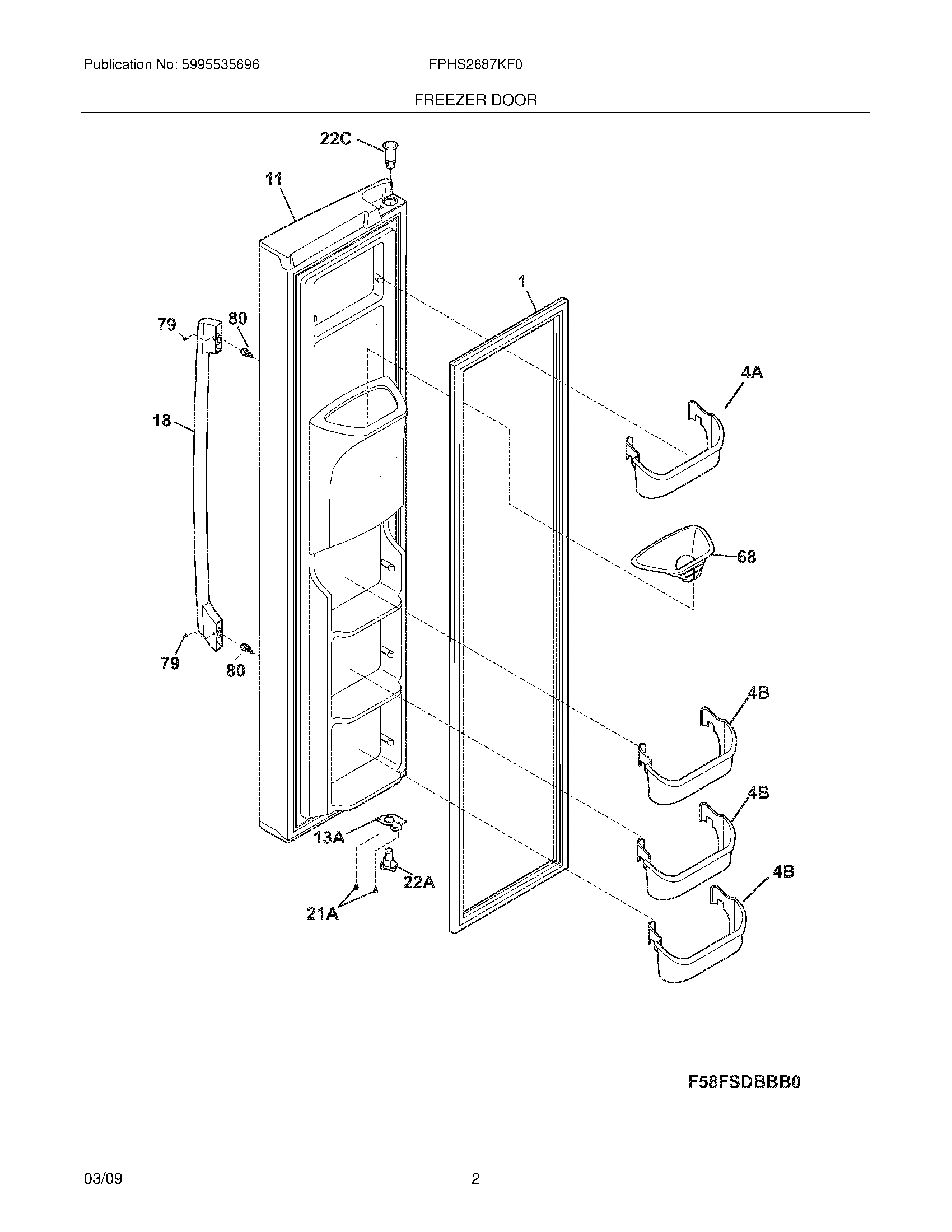 03 - FREEZER DOOR
