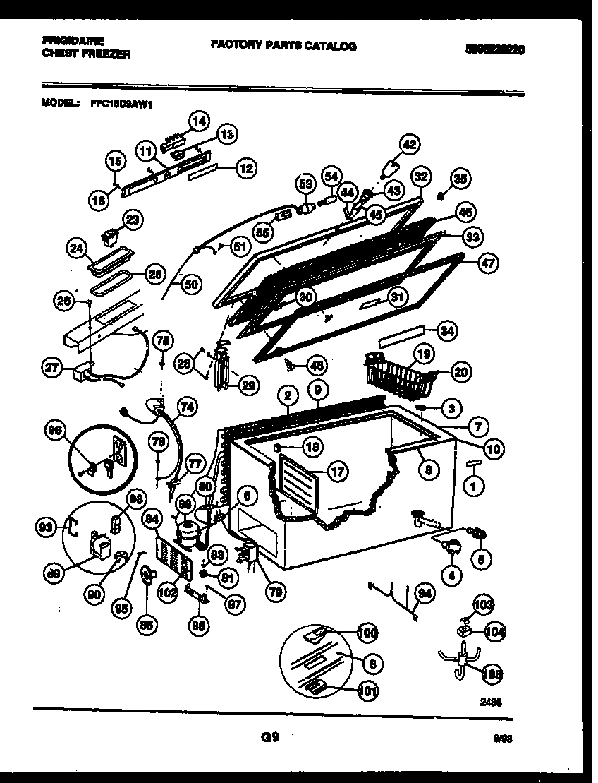 02 - CHEST FREEZER PARTS