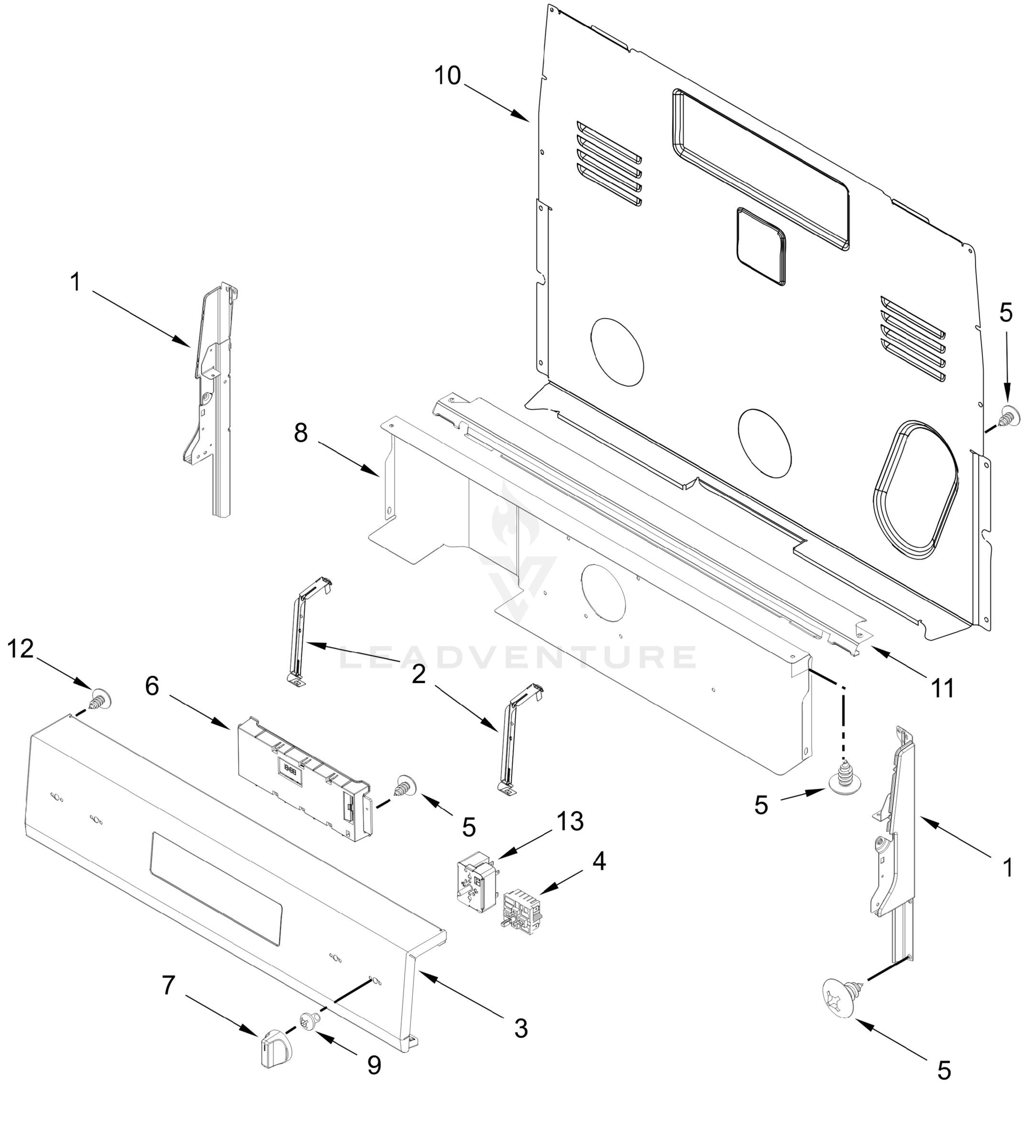 CONTROL PANEL PARTS