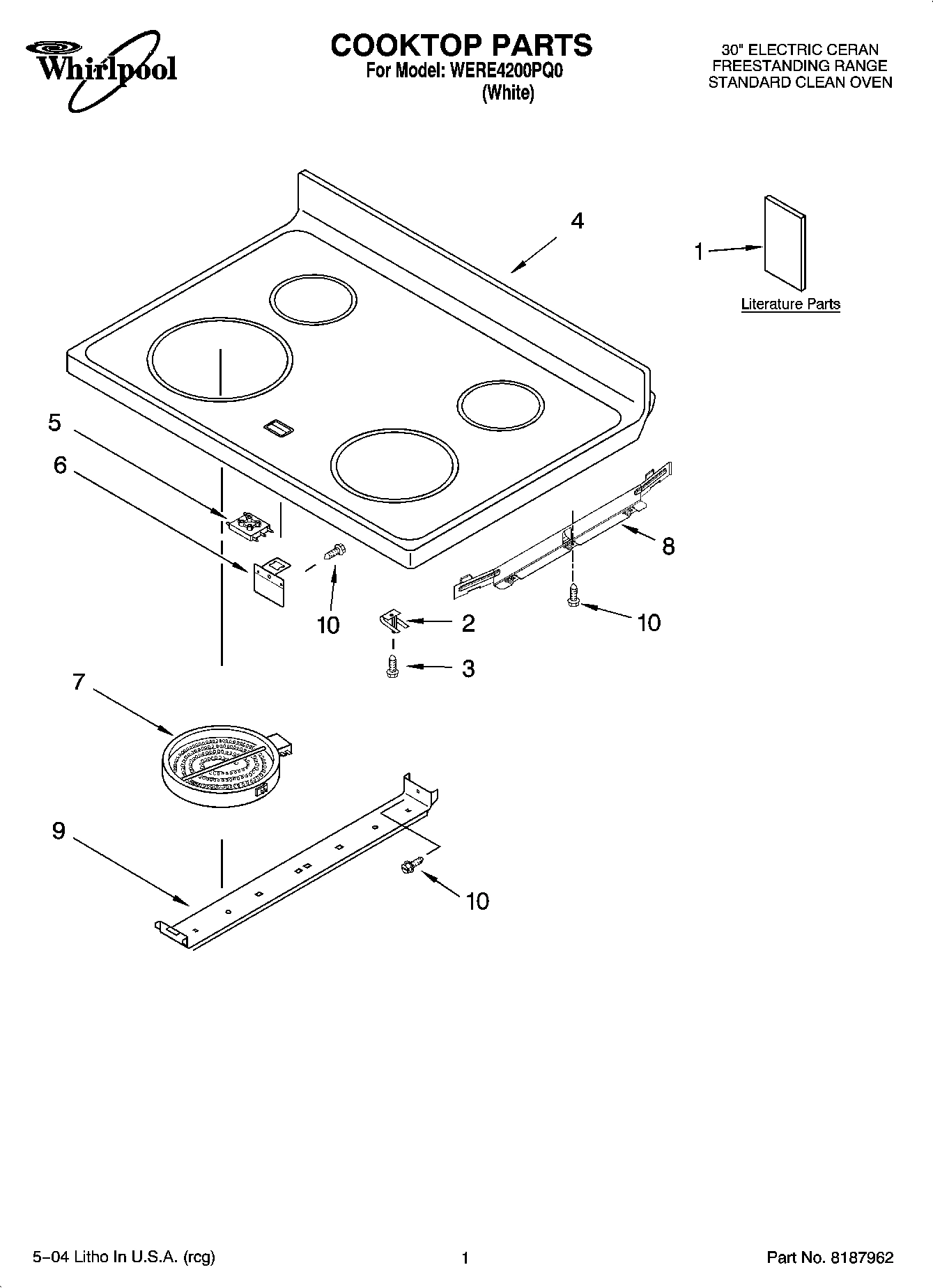 01 - COOKTOP PARTS