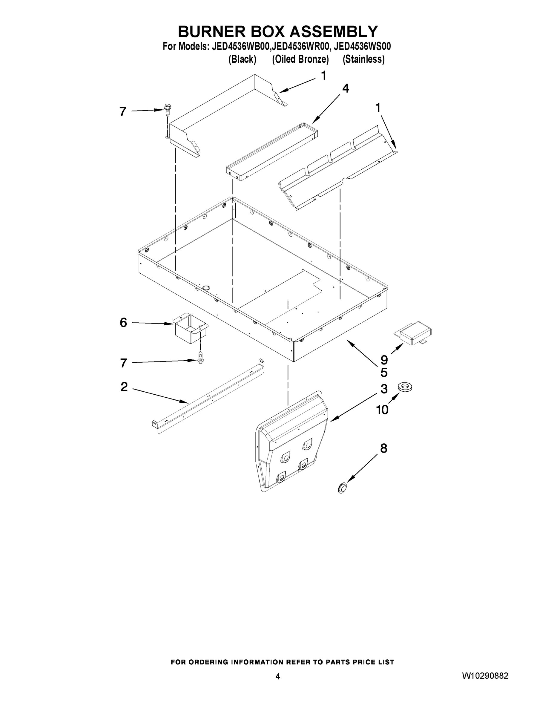 03 - BURNER BOX ASSEMBLY