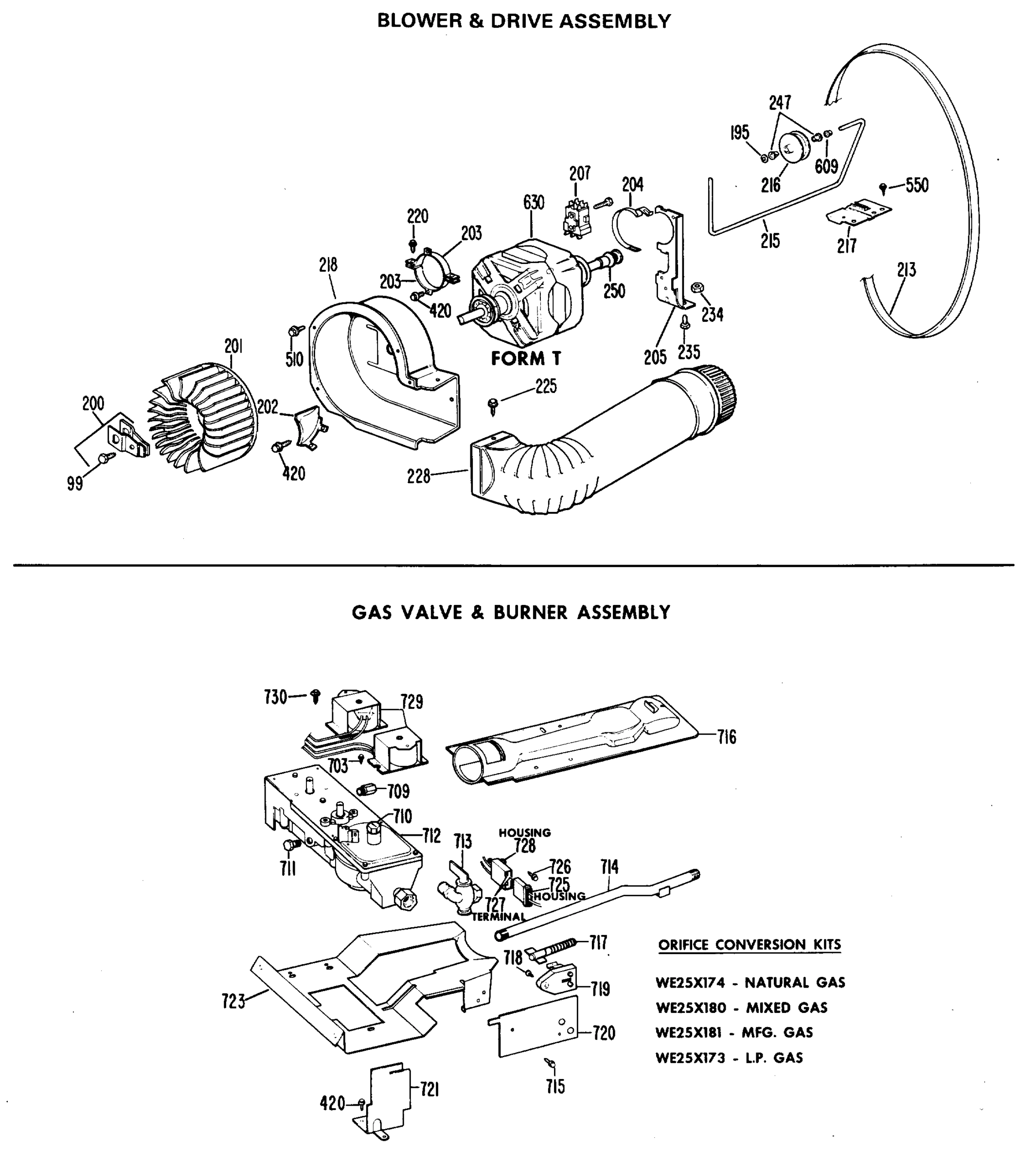 BLOWER & DRIVE ASSEMBLY