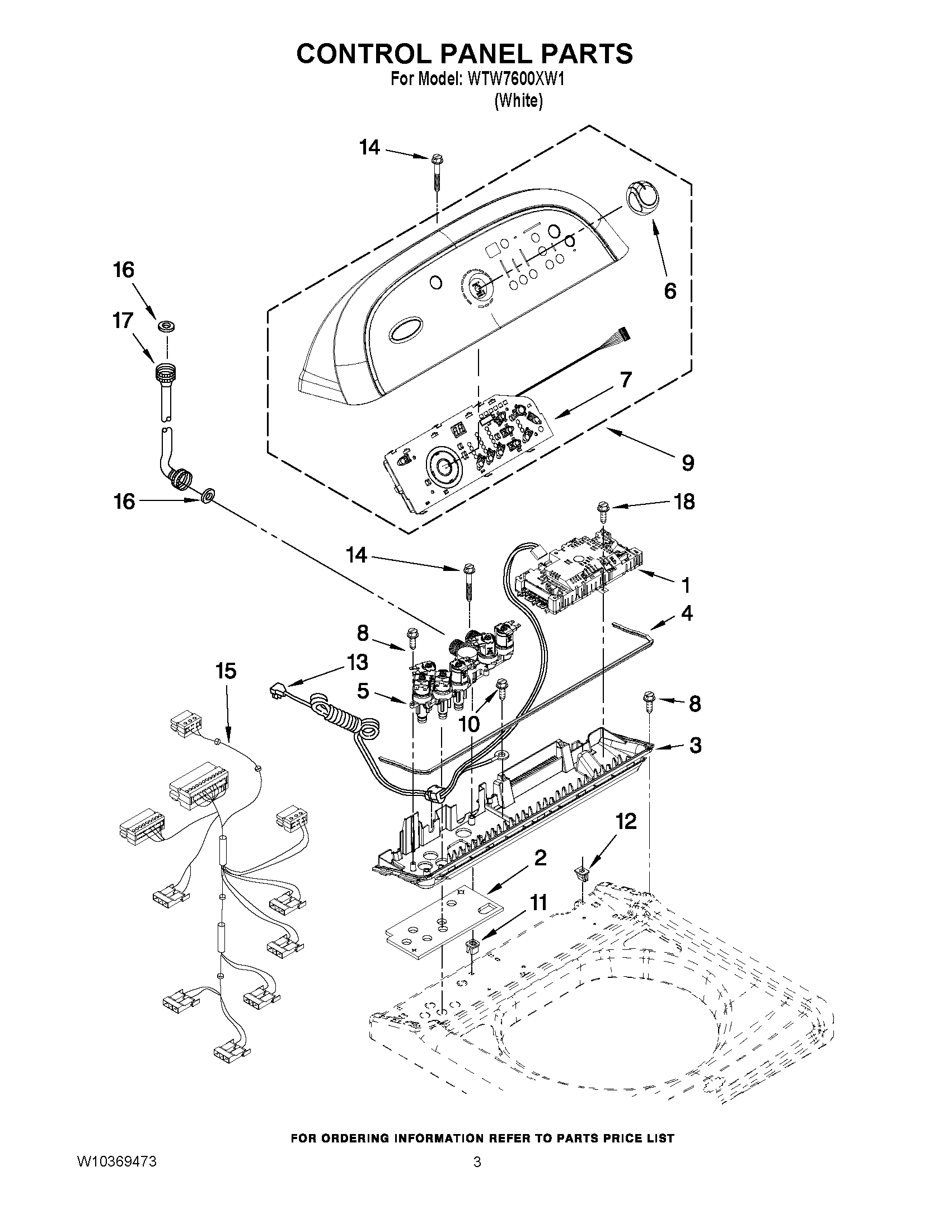02 - CONTROL PANEL PARTS
