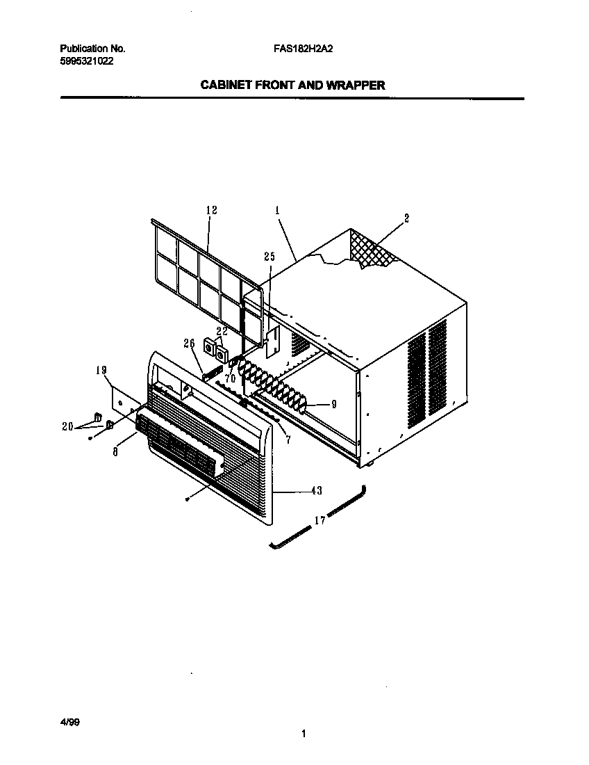 02 - CABINET FRONT/WRAPPER