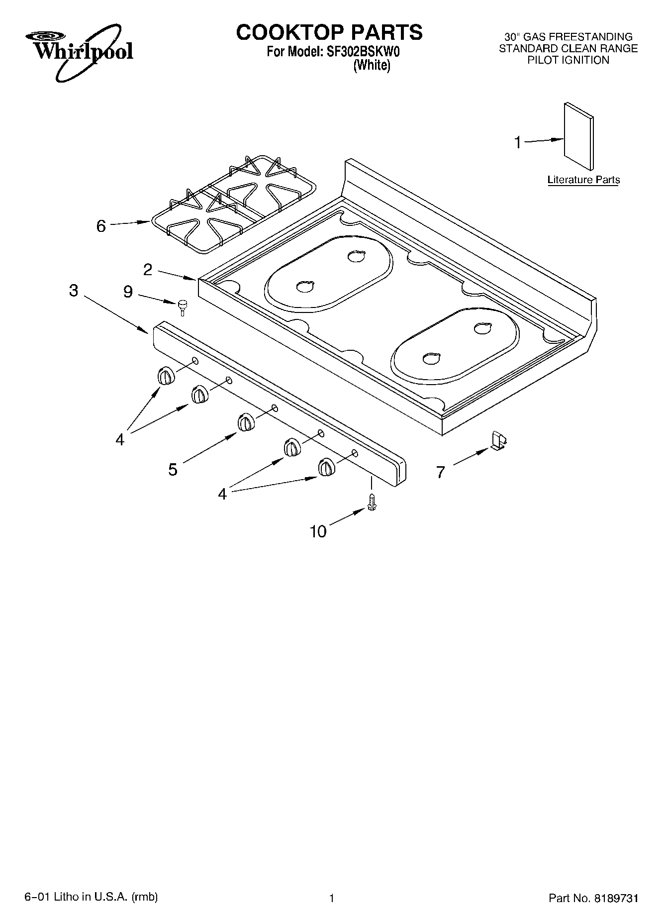 01 - COOKTOP, LITERATURE