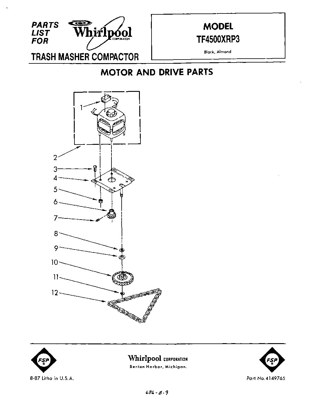 01 - MOTOR AND DRIVE , LIT/OPTIONAL