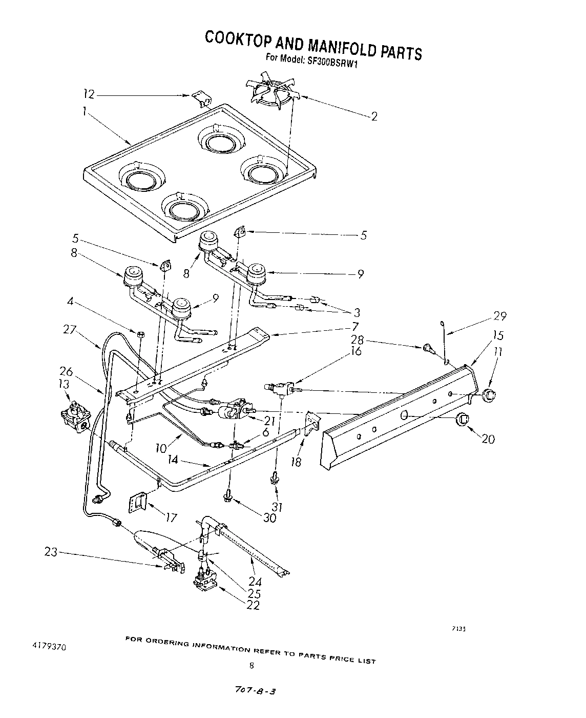 06 - COOKTOP AND MANIFOLD , LITERATURE AND OPTIONAL