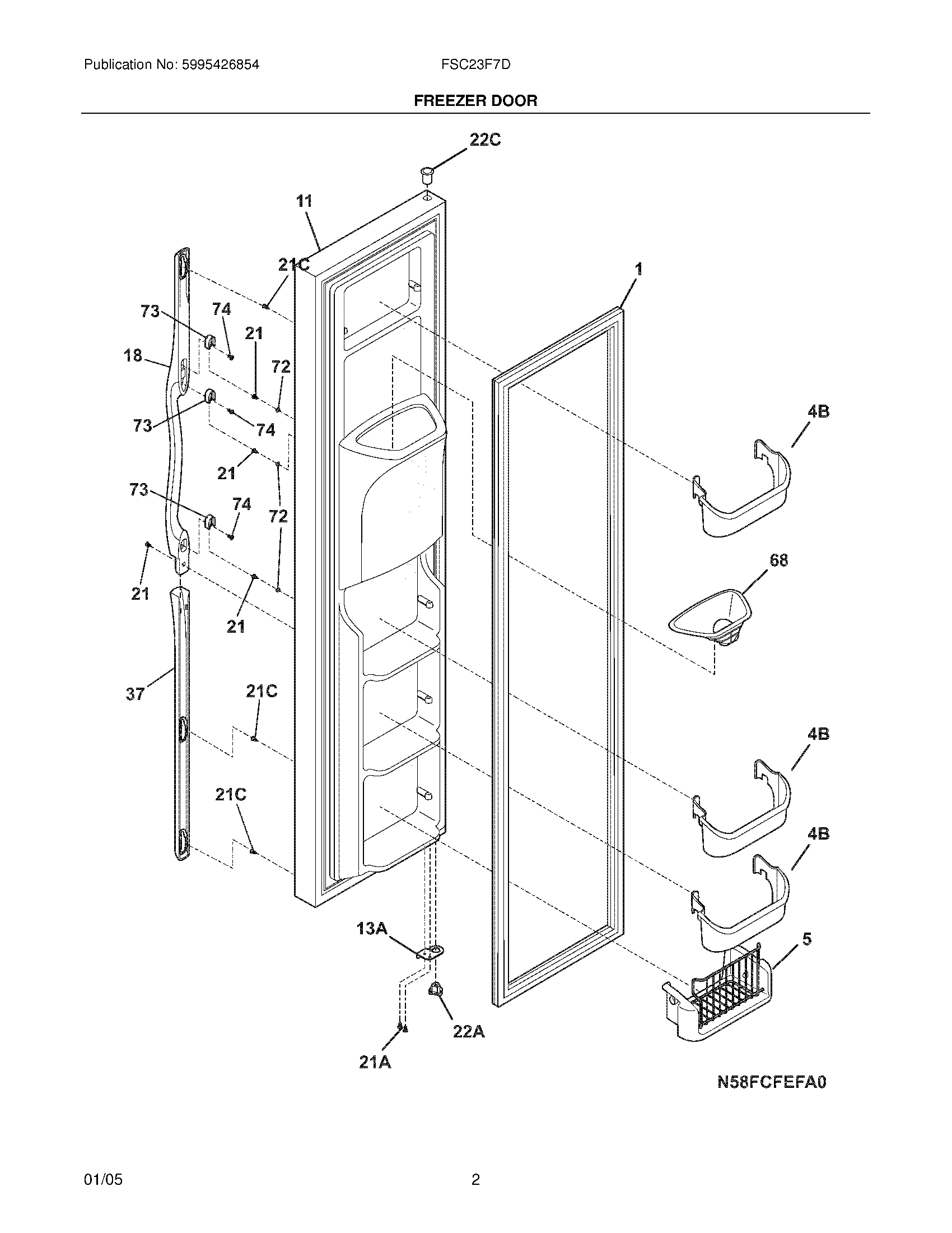 03 - FREEZER DOOR