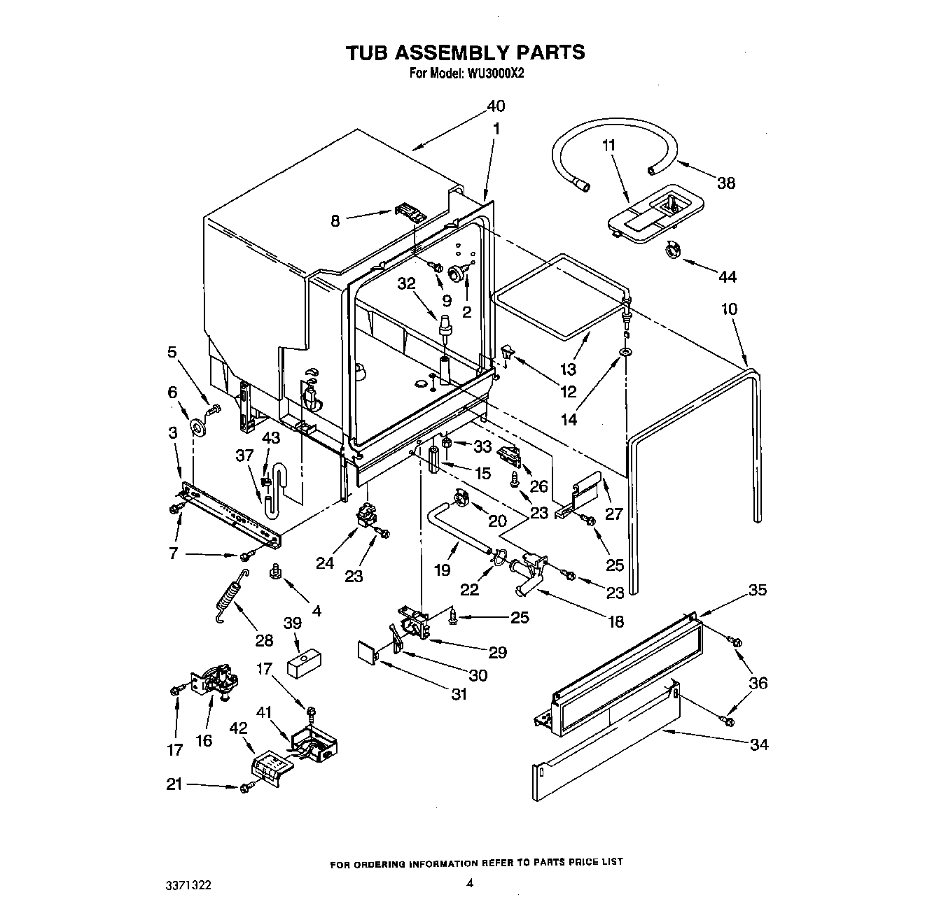 04 - TUB ASSEMBLY, LIT/OPTIONAL