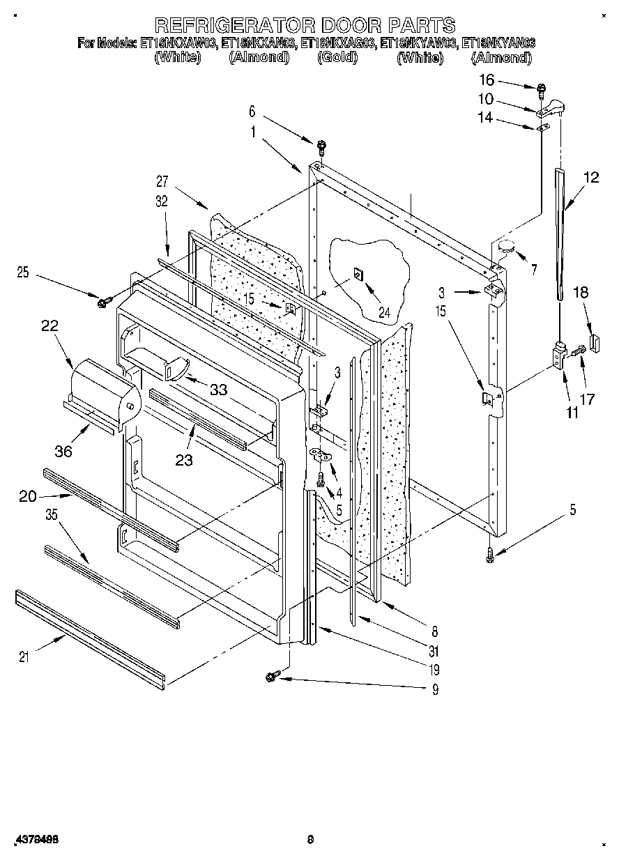 07 - REFRIGERATOR DOOR, LIT/OPTIONAL