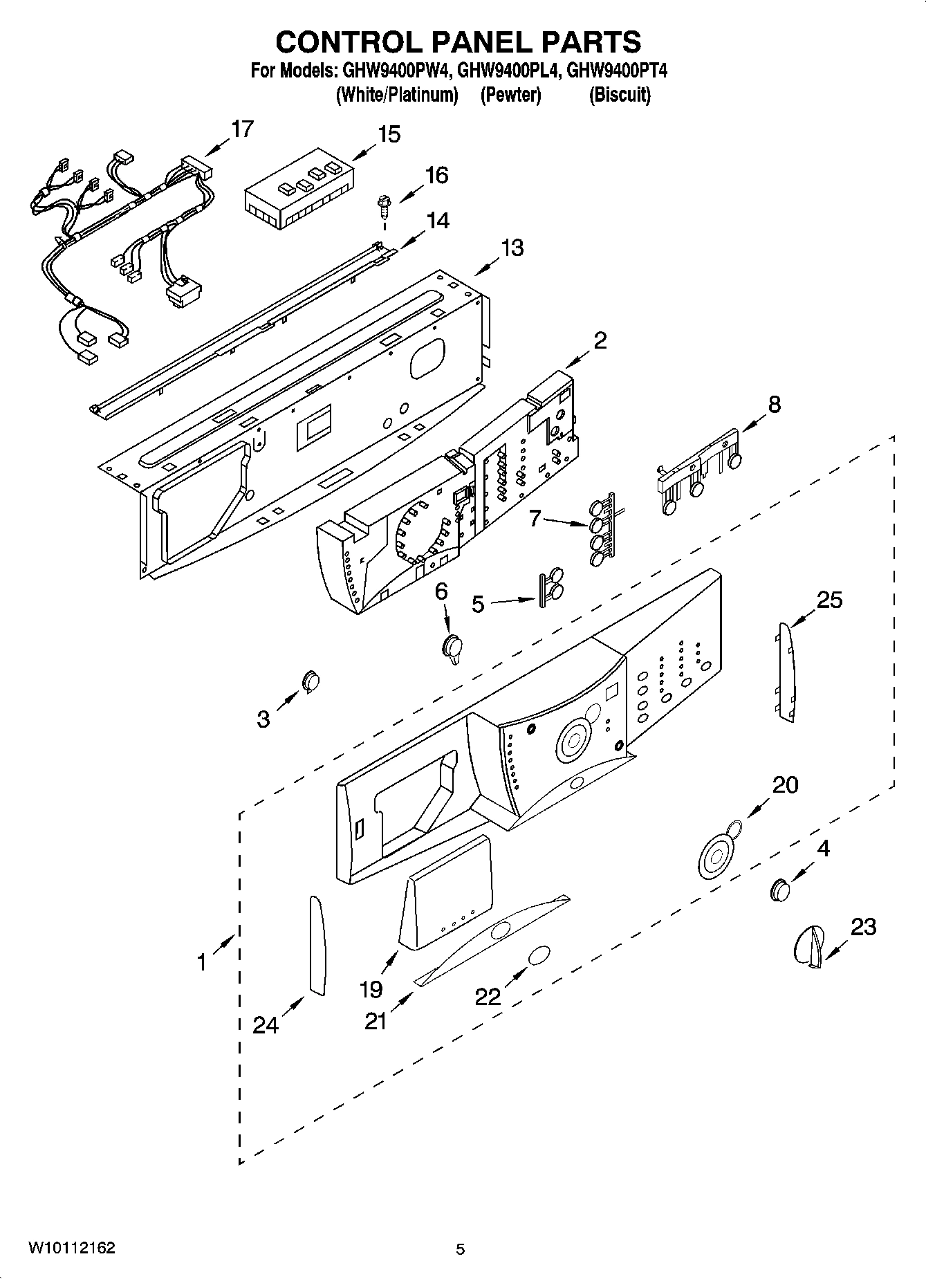 03 - CONTROL PANEL PARTS