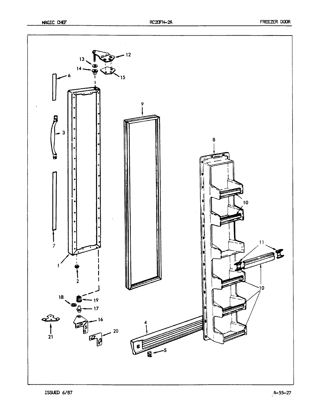02 - FREEZER DOOR