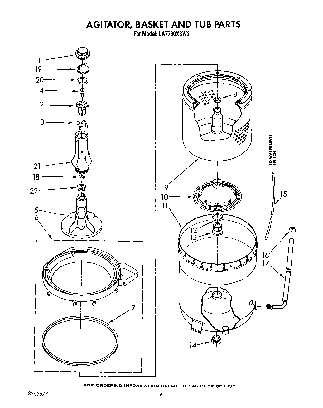 05 - AGITATOR, BASKET AND TUB