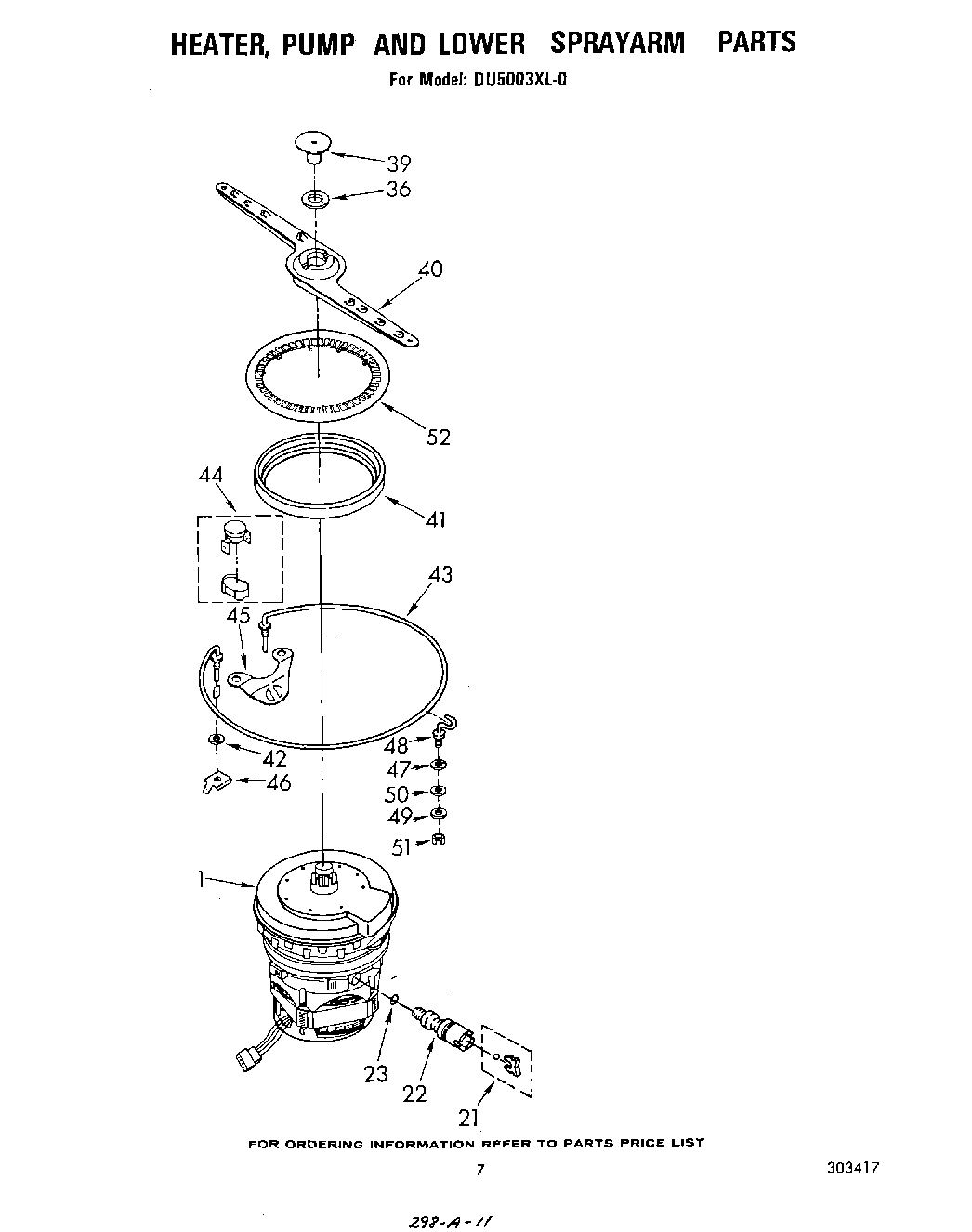 05 - HEATER, PUMP AND LOWER SPRAYARM