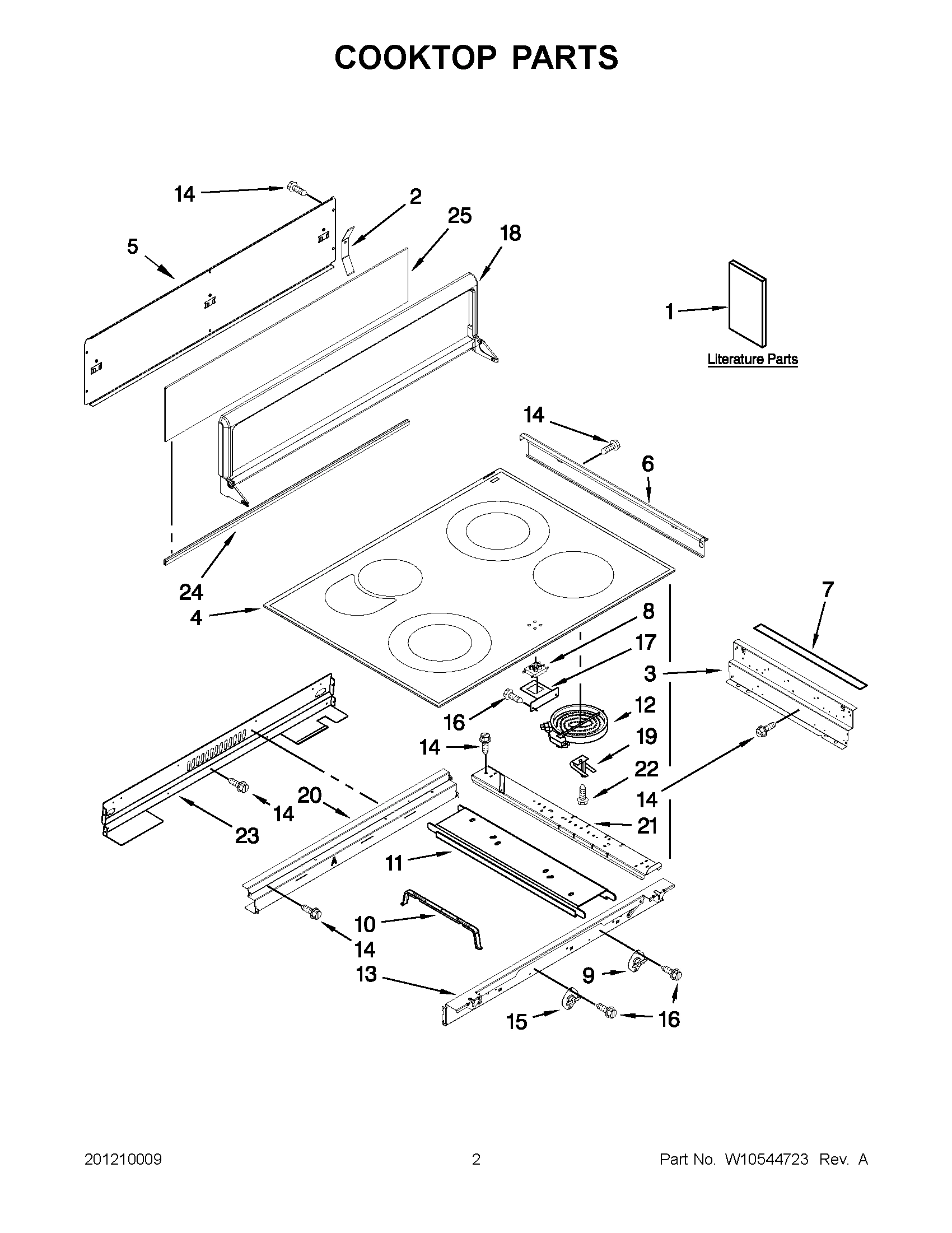 01 - COOKTOP PARTS