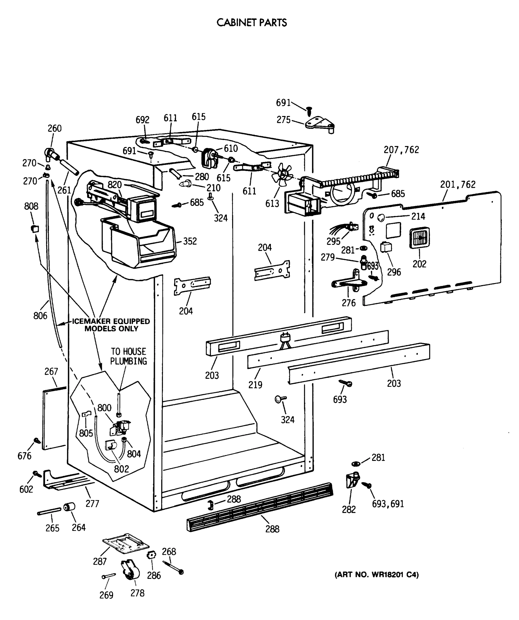 CABINET PARTS
