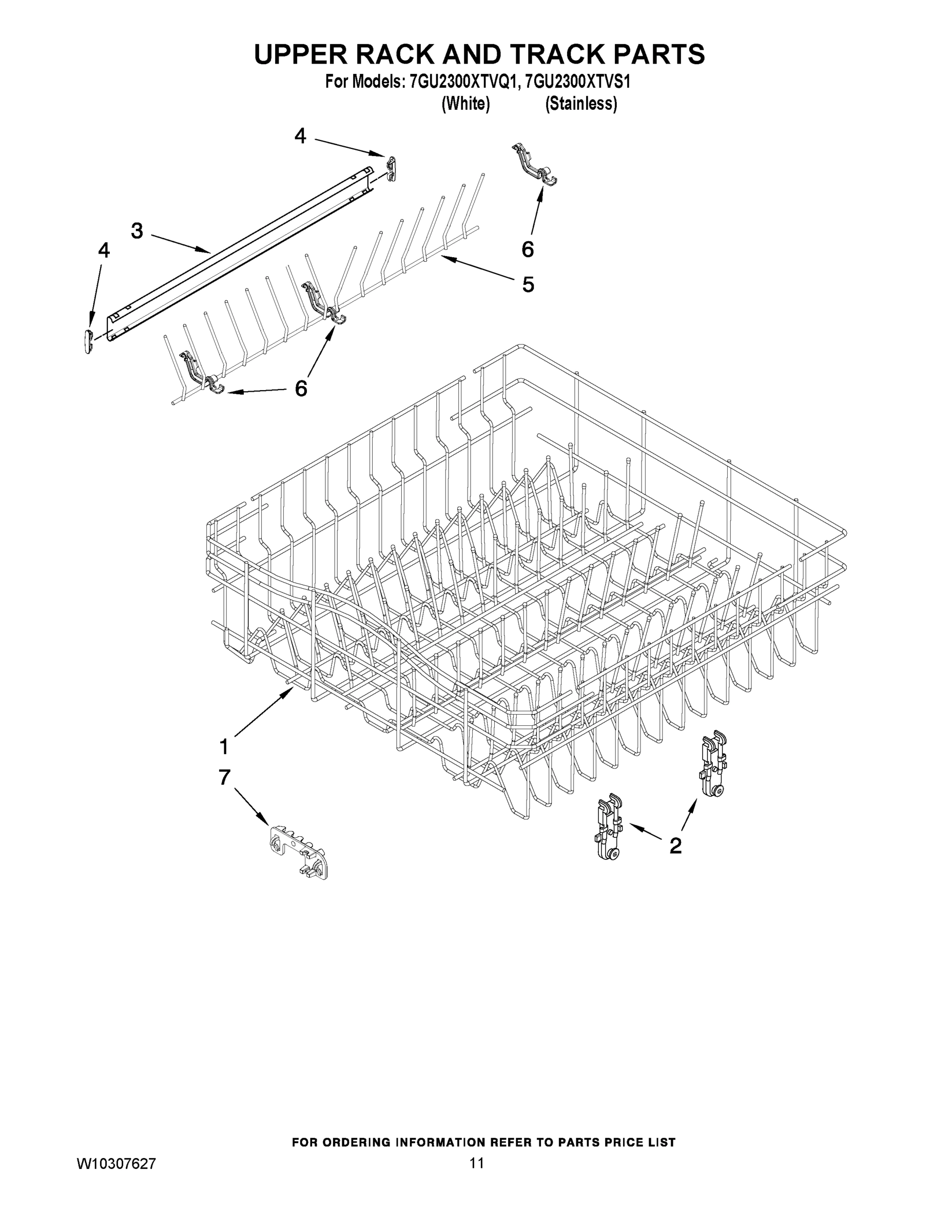 09 - UPPER RACK AND TRACK PARTS