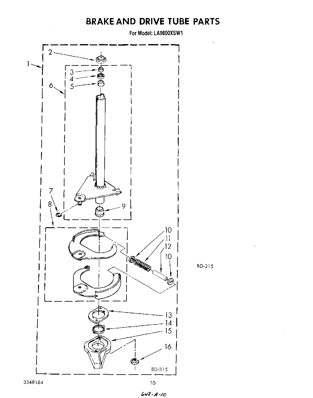 08 - BRAKE AND DRIVE TUBE