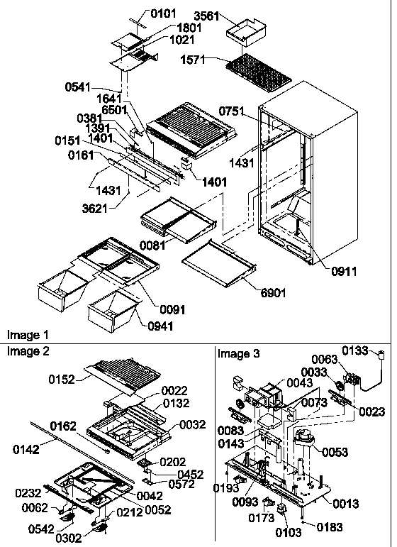 06 - INTERIOR CABINET AND DRAIN BLOCK ASSY