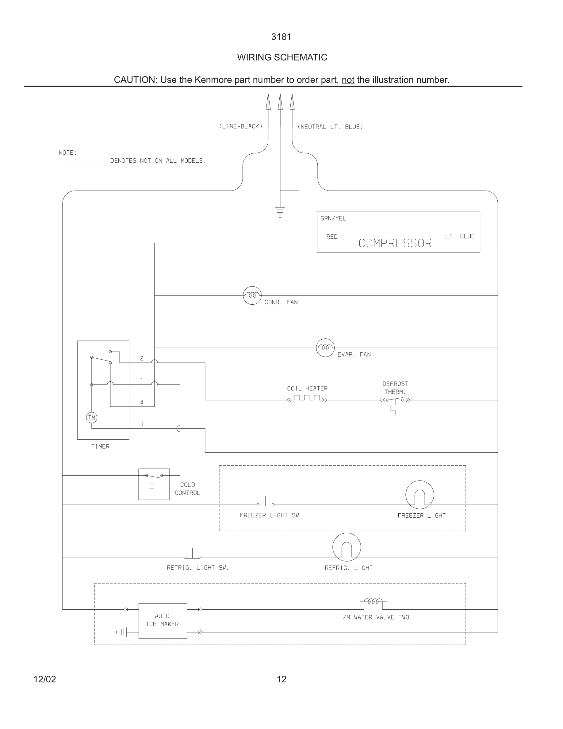 12 - WIRING SCHEMATIC