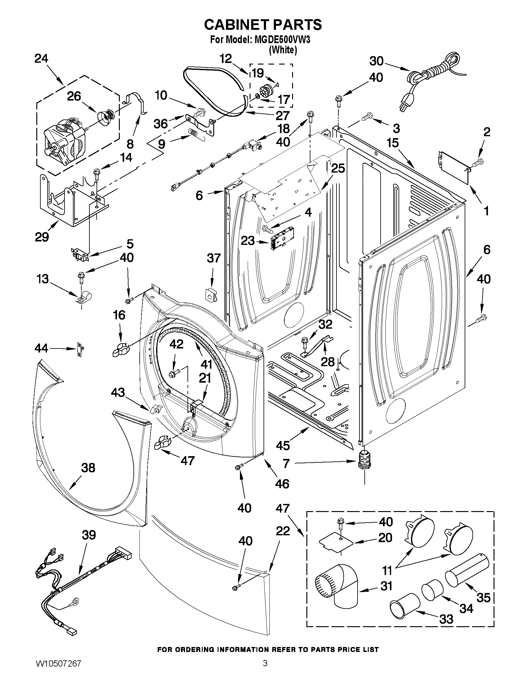 02 - CABINET PARTS