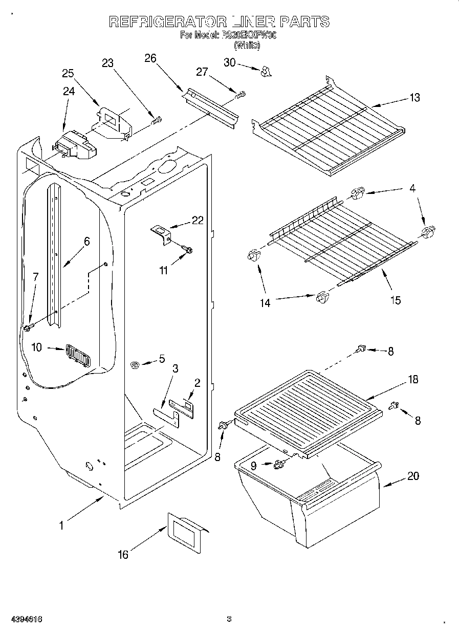 02 - REFRIGERATOR LINER