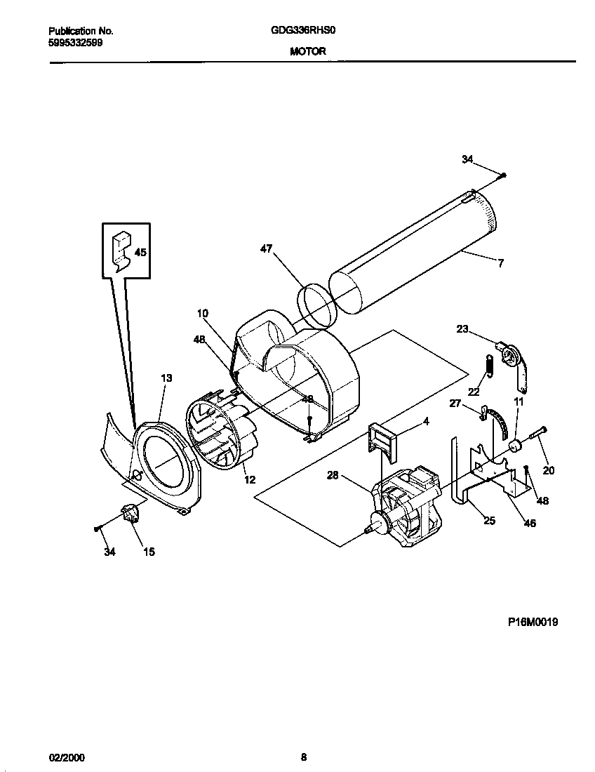 05 - P16M0019 MOTOR,BLOWER
