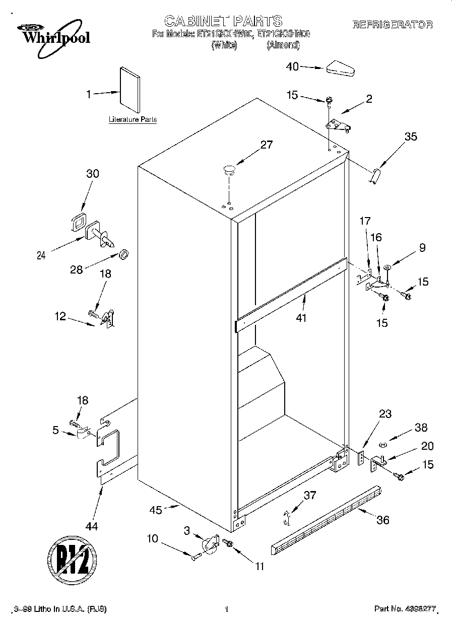 01 - CABINET, LITERATURE