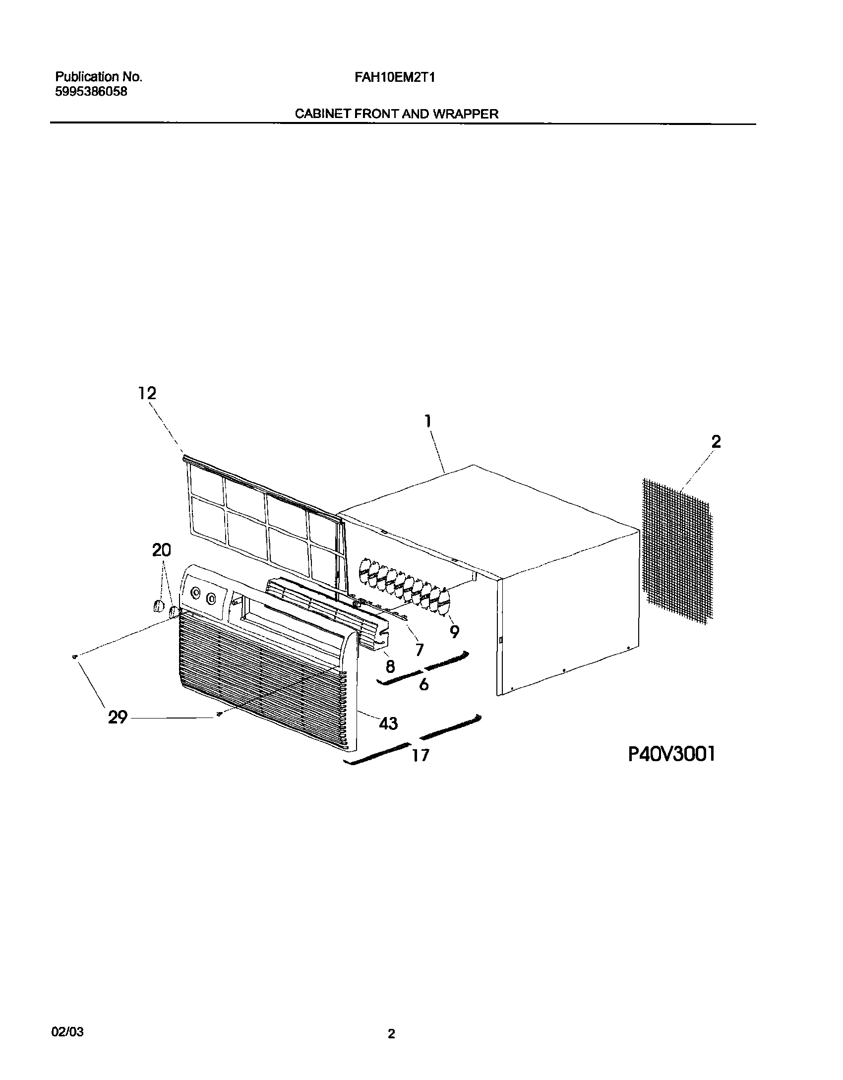 03 - CABINET FRONT AND WRAPPER