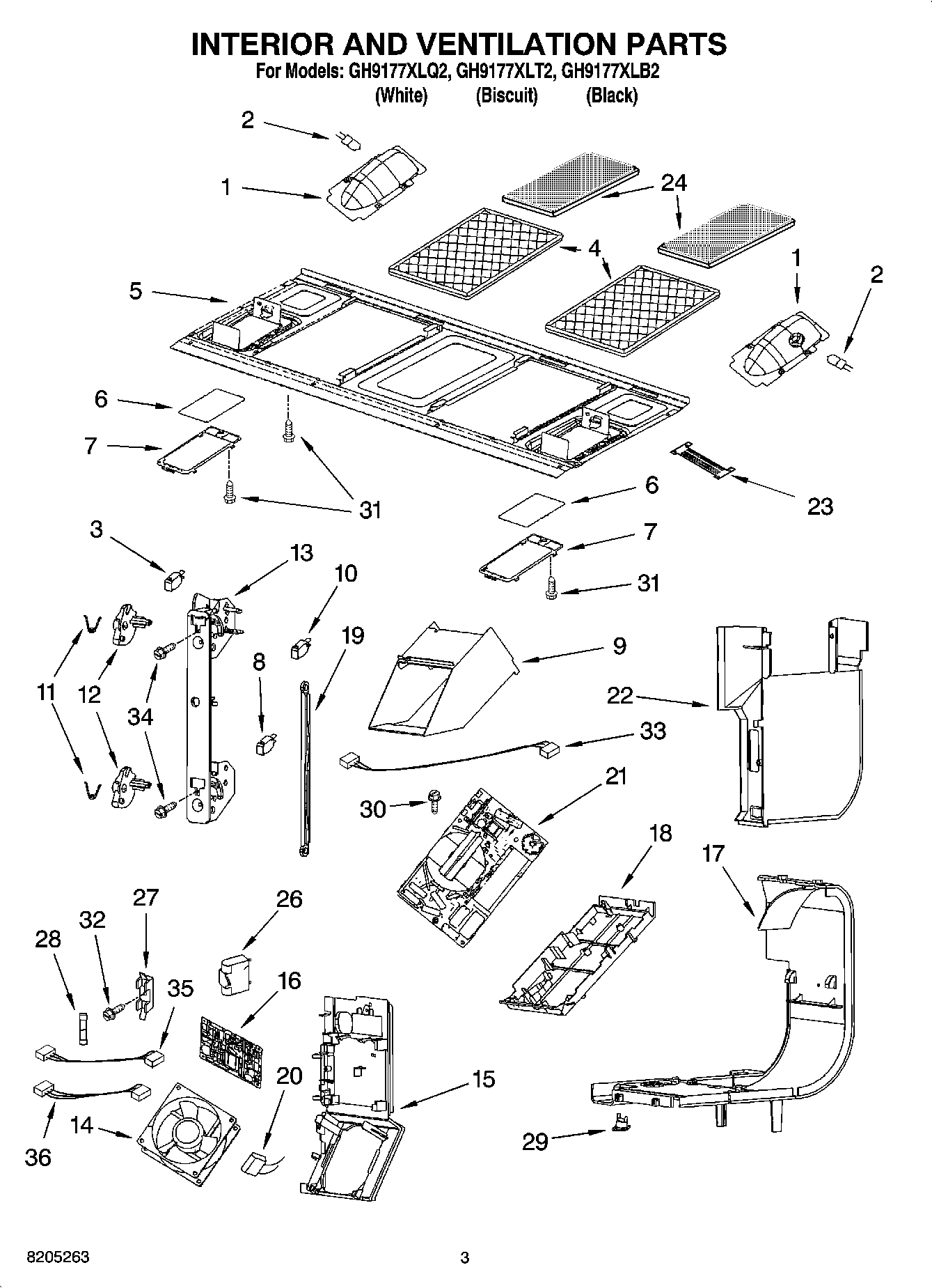03 - INTERIOR AND VENTILATION PARTS