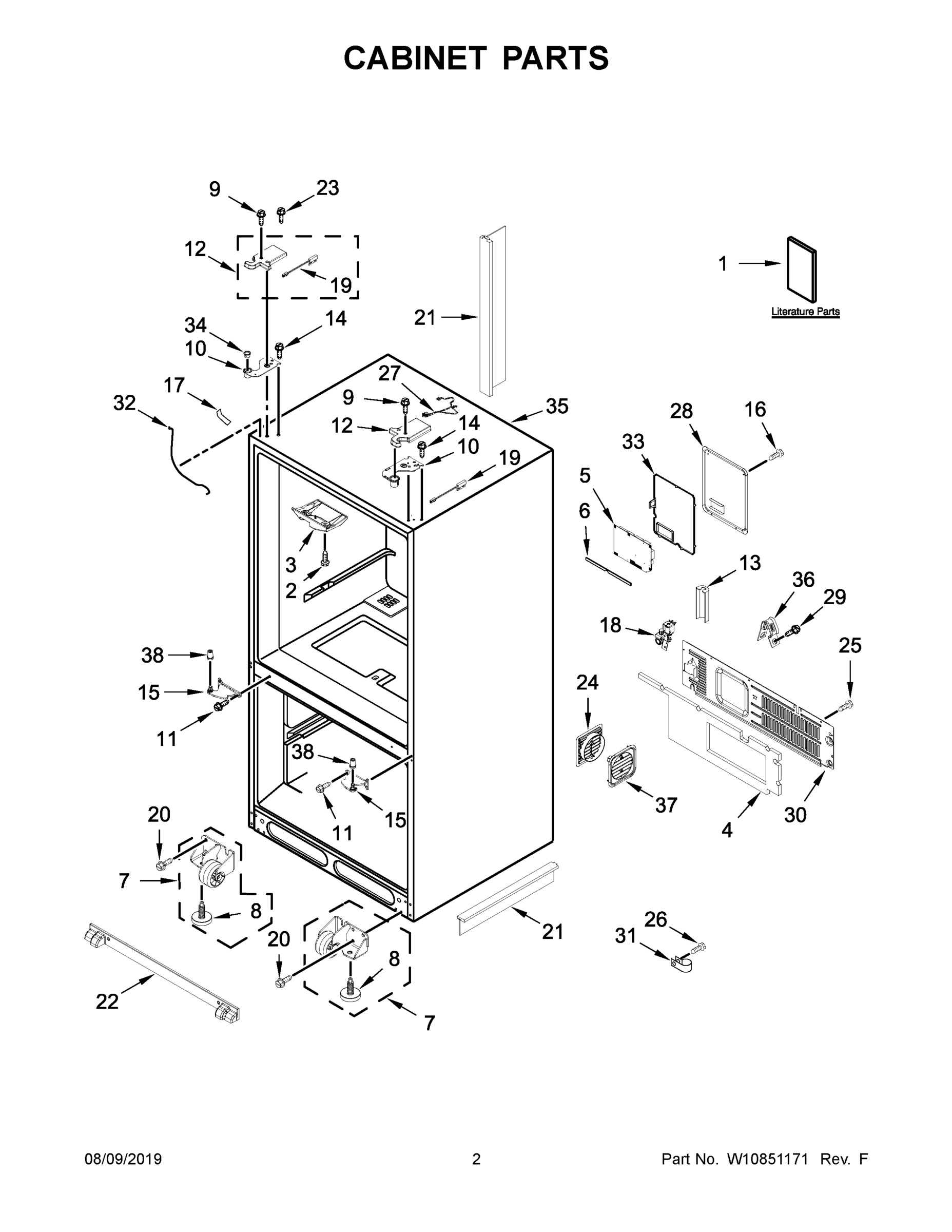 02 - CABINET PARTS