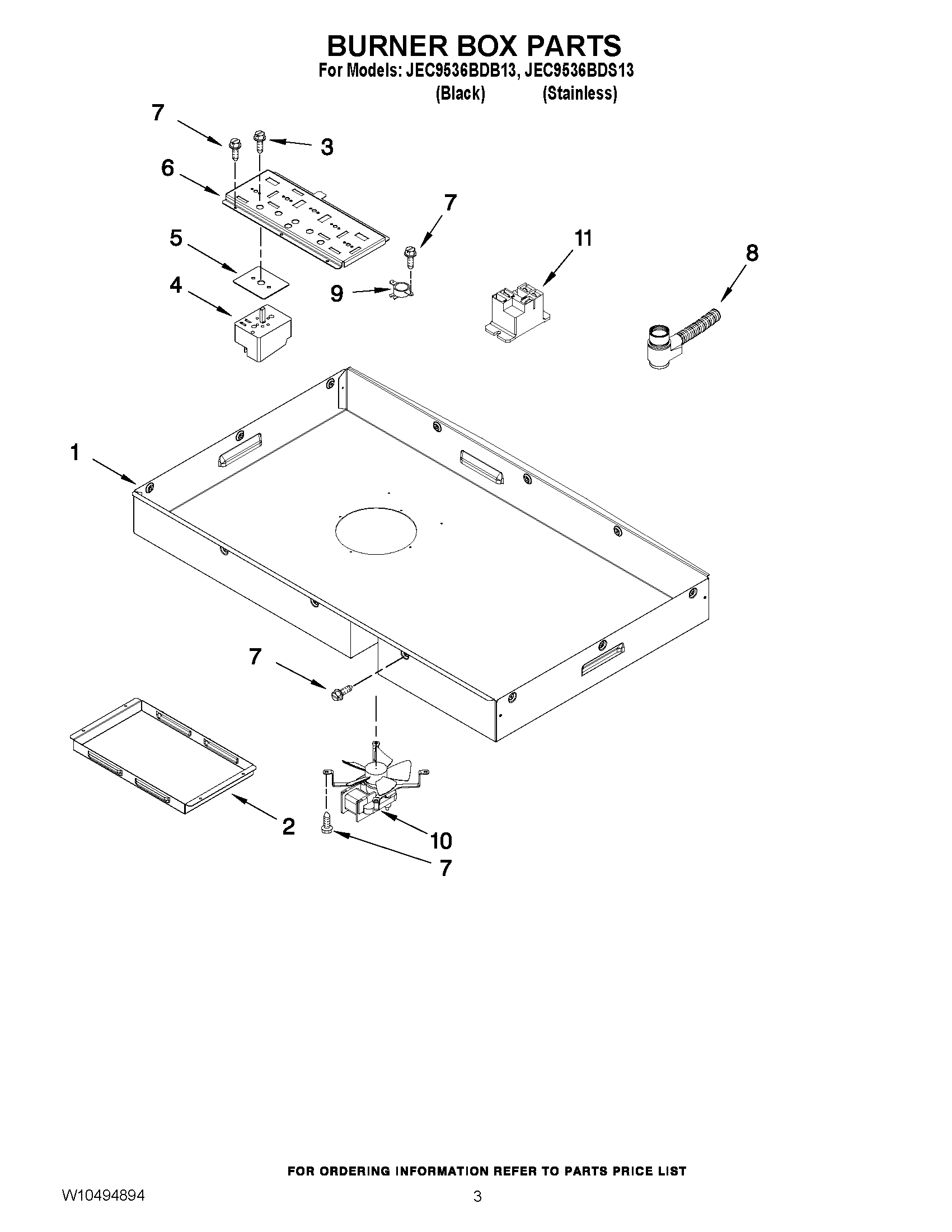 02 - BURNER BOX PARTS