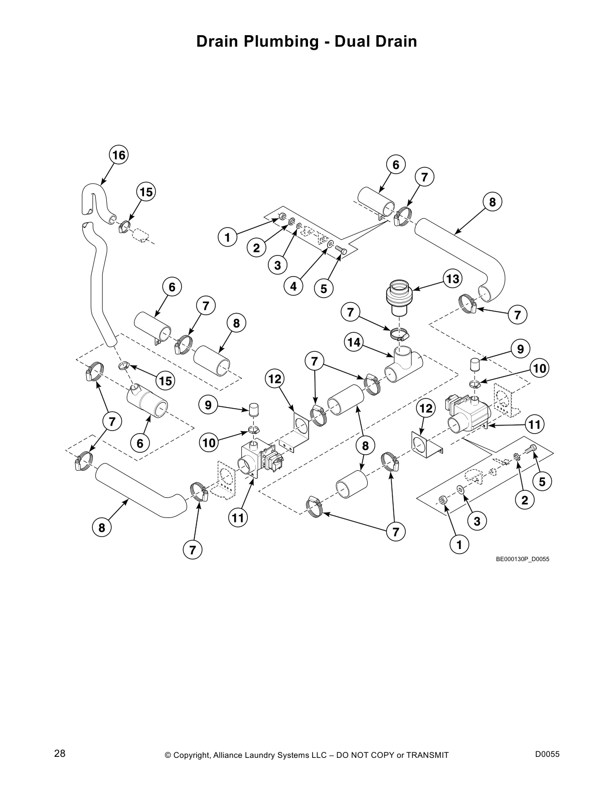 Drain Plumbing - Dual Drain