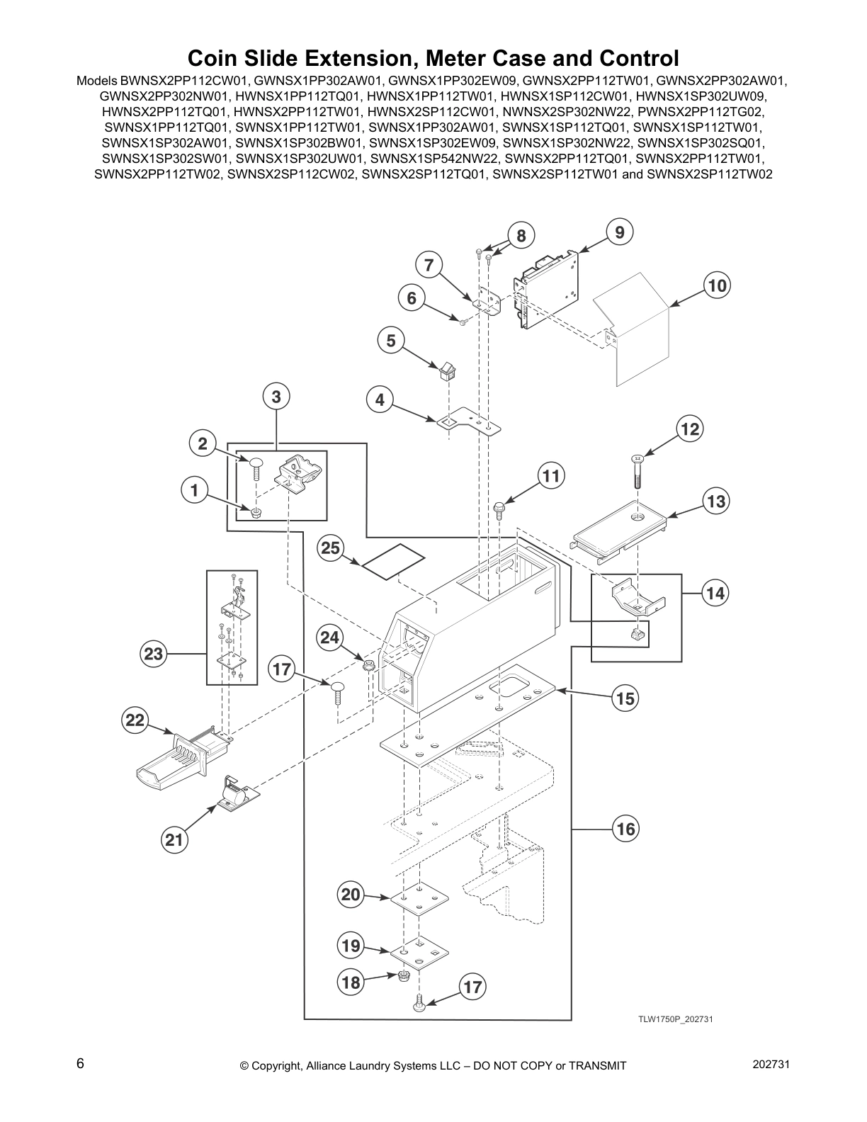 Coin Slide Extension, Meter Case and Control