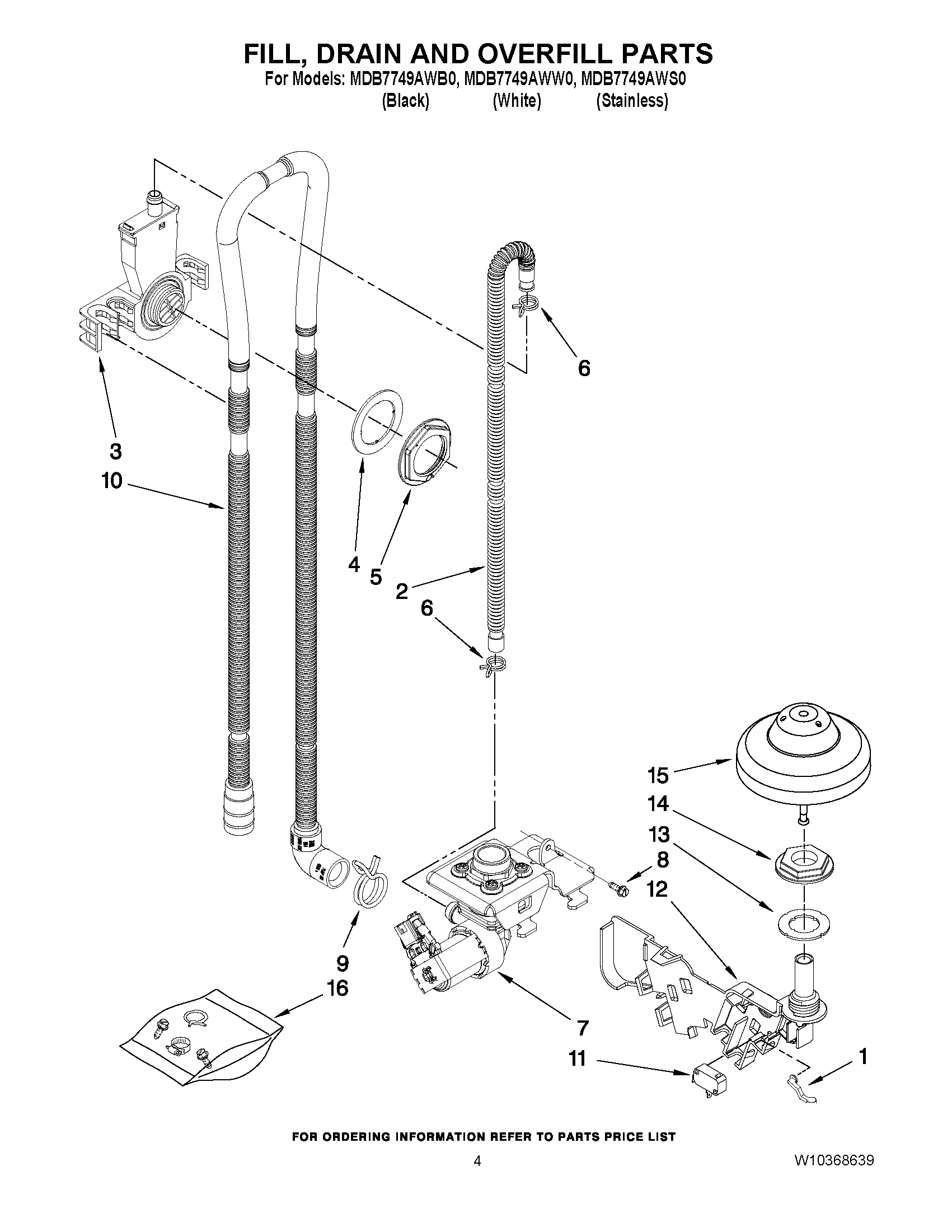 04 - FILL, DRAIN AND OVERFILL PARTS