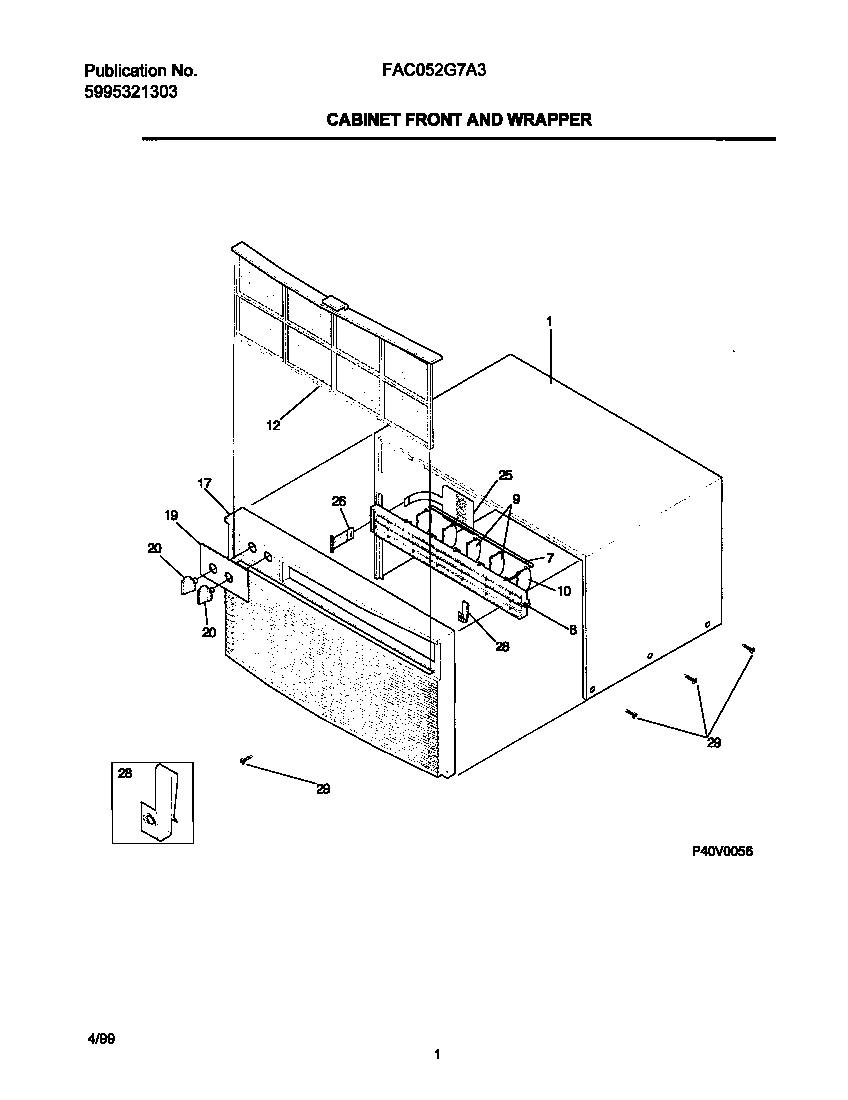 02 - CABINET FRONT/WRAPPER